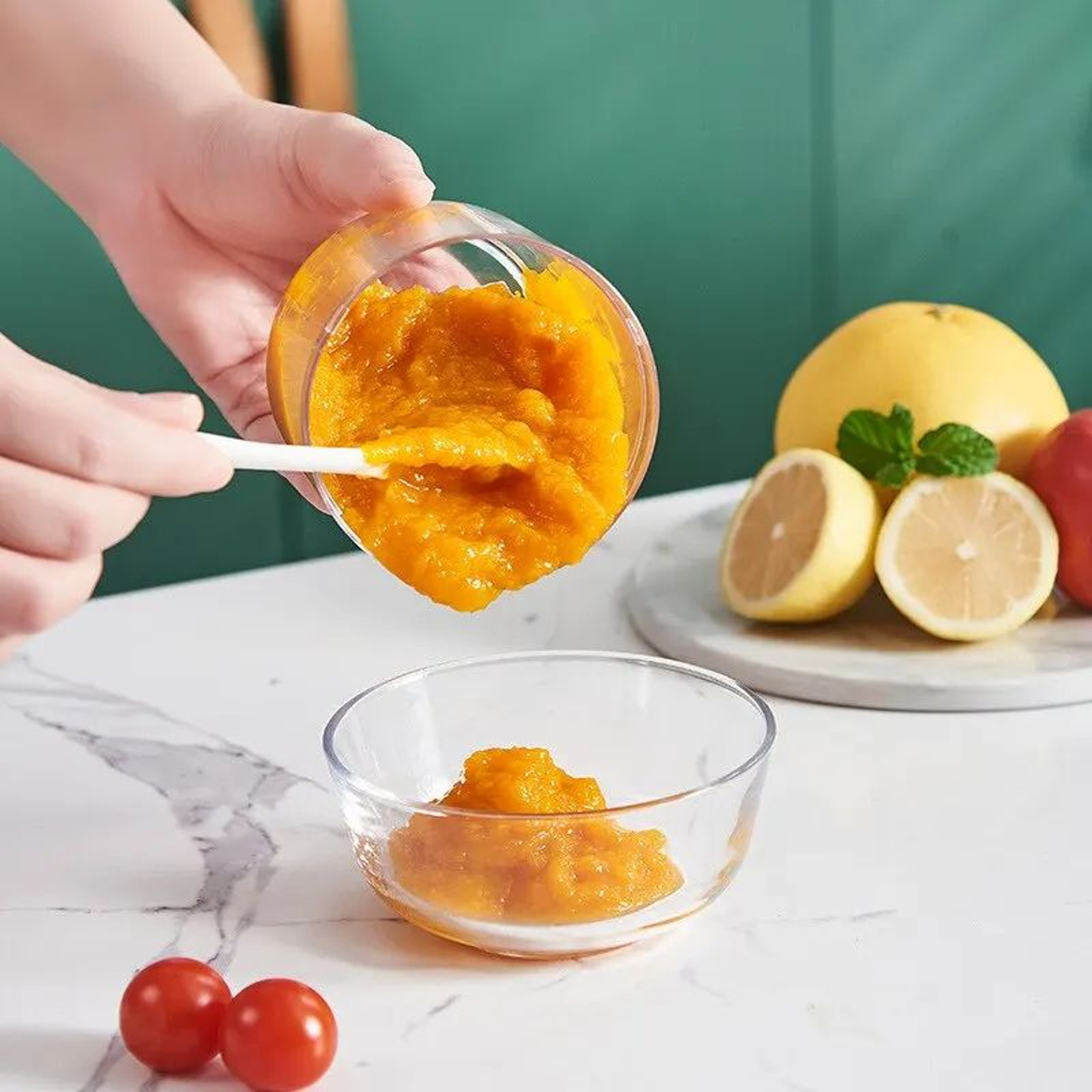QuickPull 5in1 Manual Food Chopper Vegetable Onion Garlic Crusher Pull Mincer Blender Kitchen Gadge 2