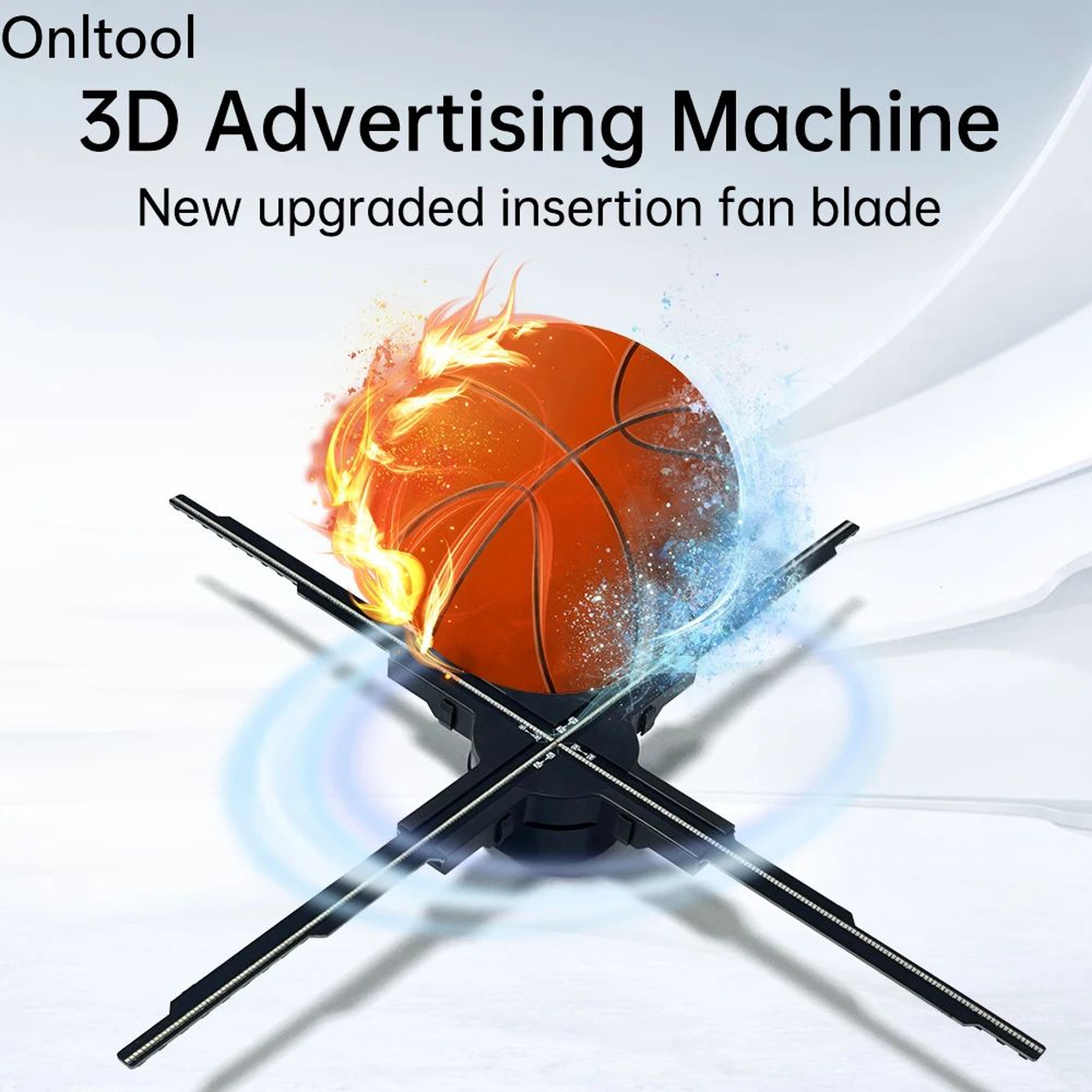 1181 In 3D Hologram Fan Projector WiFi LED Holographic Display Advertising Player For Shops  Busine 0