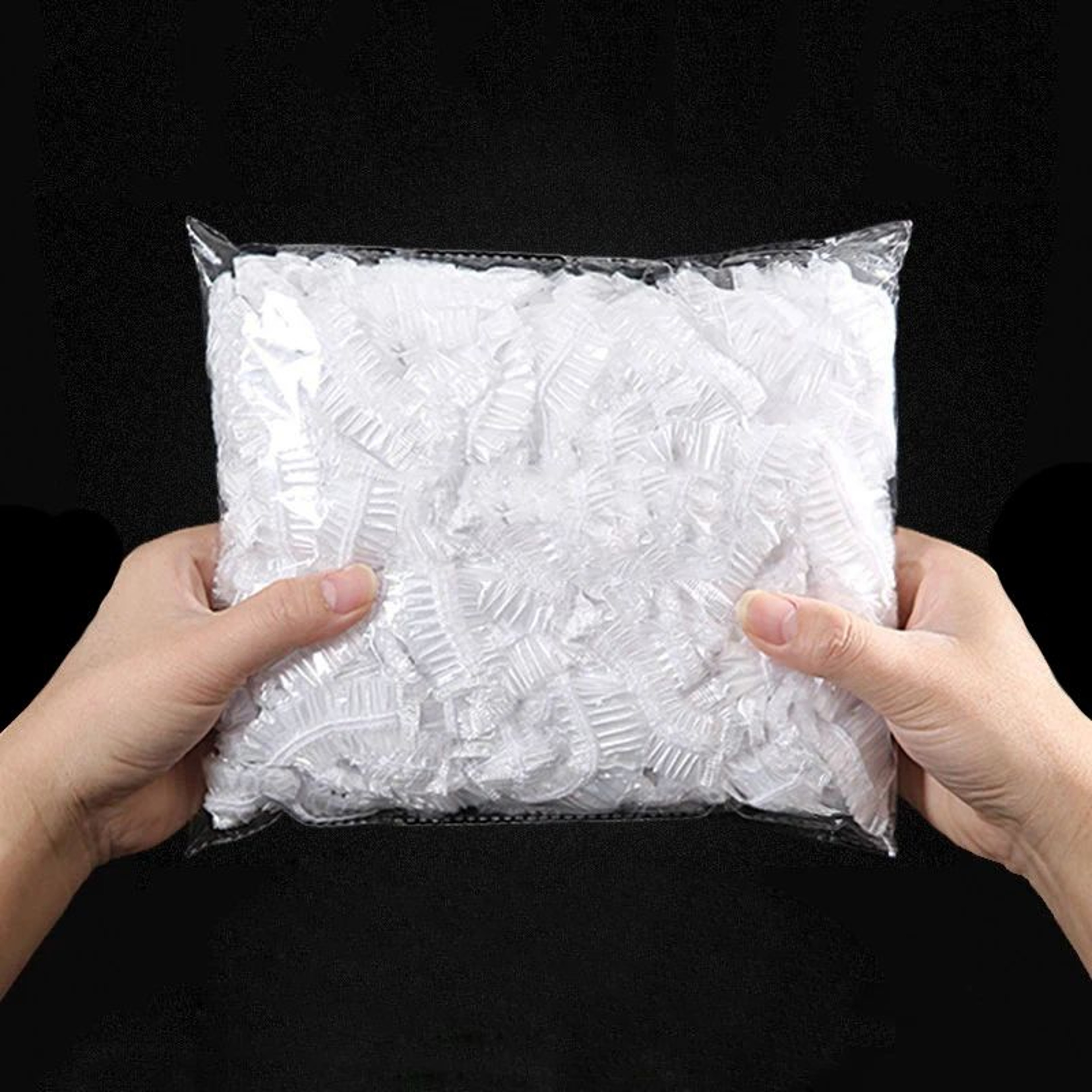 100pcs Disposable Elastic Food Cover Set  Stretchable Cling Film Bowl Covers For Fresh Keeping 2