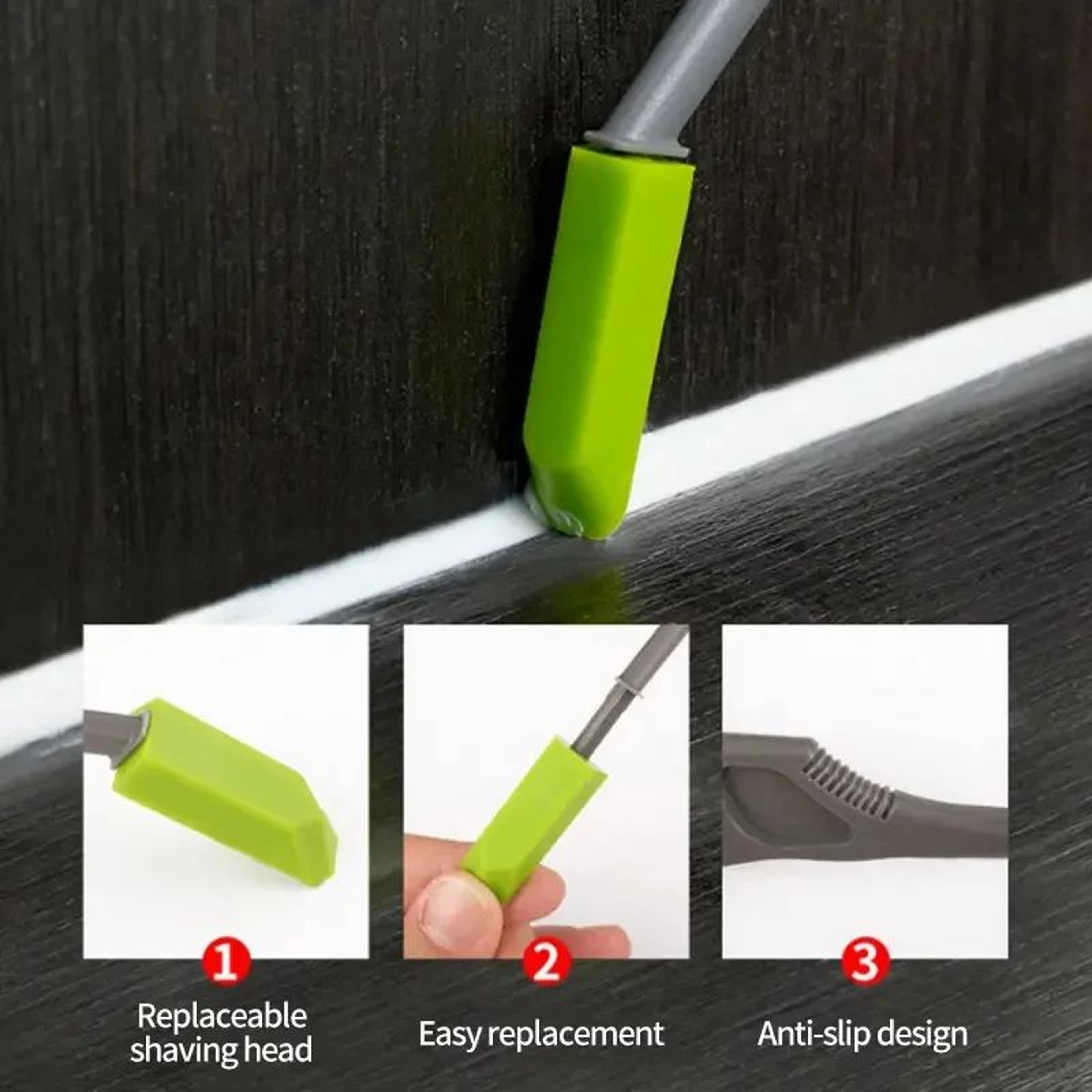 9in1 Silicone Caulking Tool Kit  MultiAngle Sealant Scraper  Grout Finisher Set 3