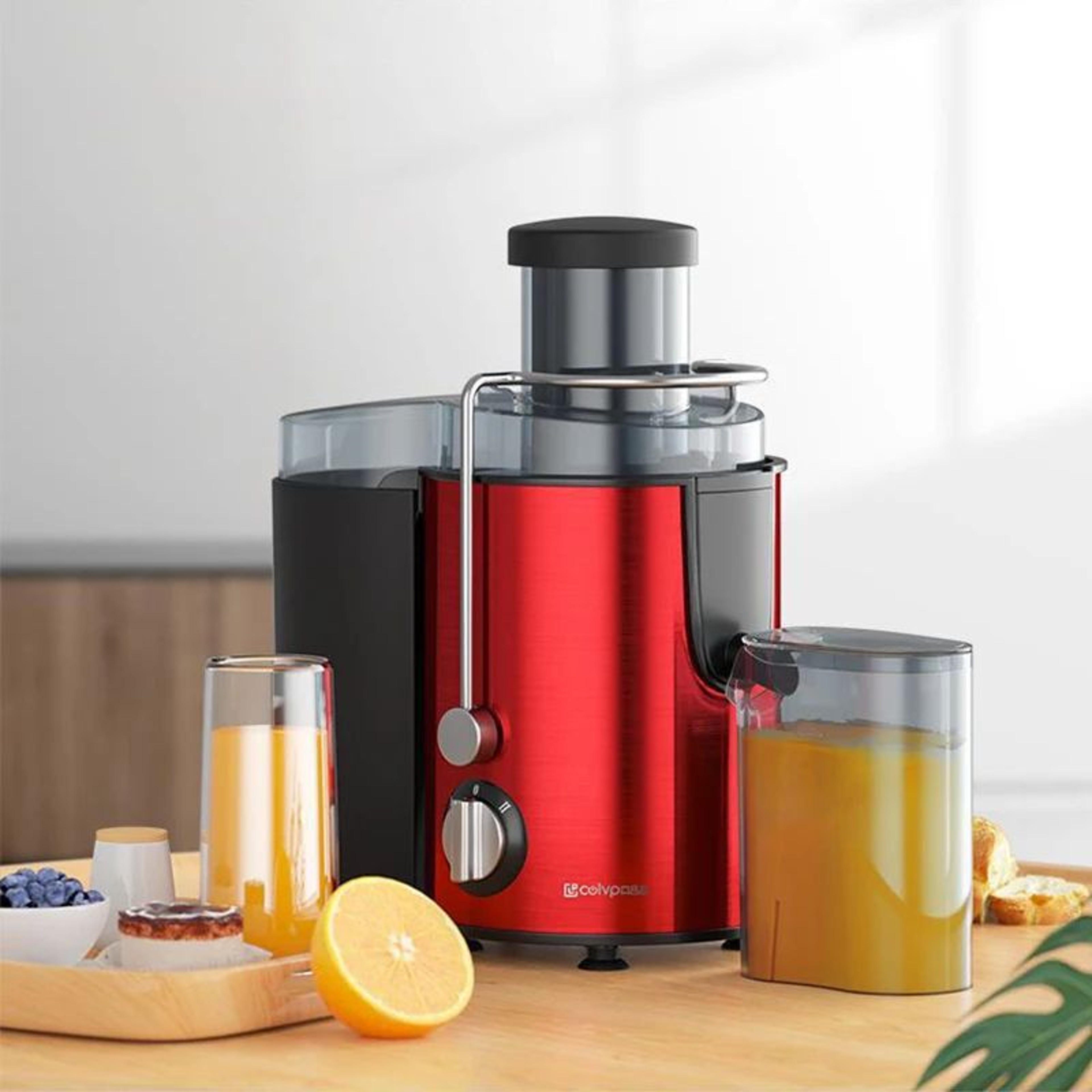 800W Stainless Steel Centrifugal Juicer  HighSpeed Fruit  Vegetable Juice Extractor With Wide Feed  3