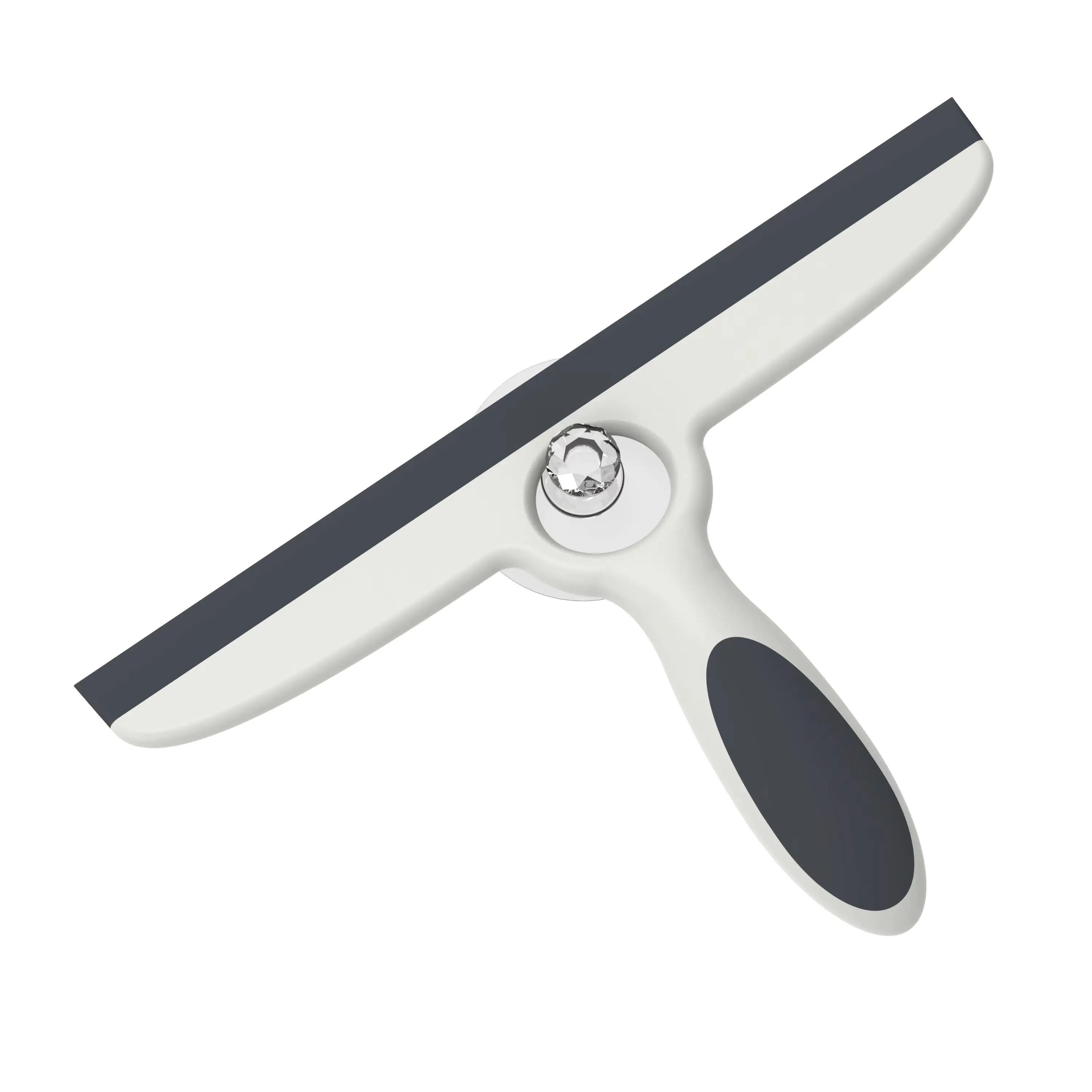 EHOMGUI Silicone Glass Squeegee  StreakFree Window Mirror  Shower Cleaner With Suction Hook 1
