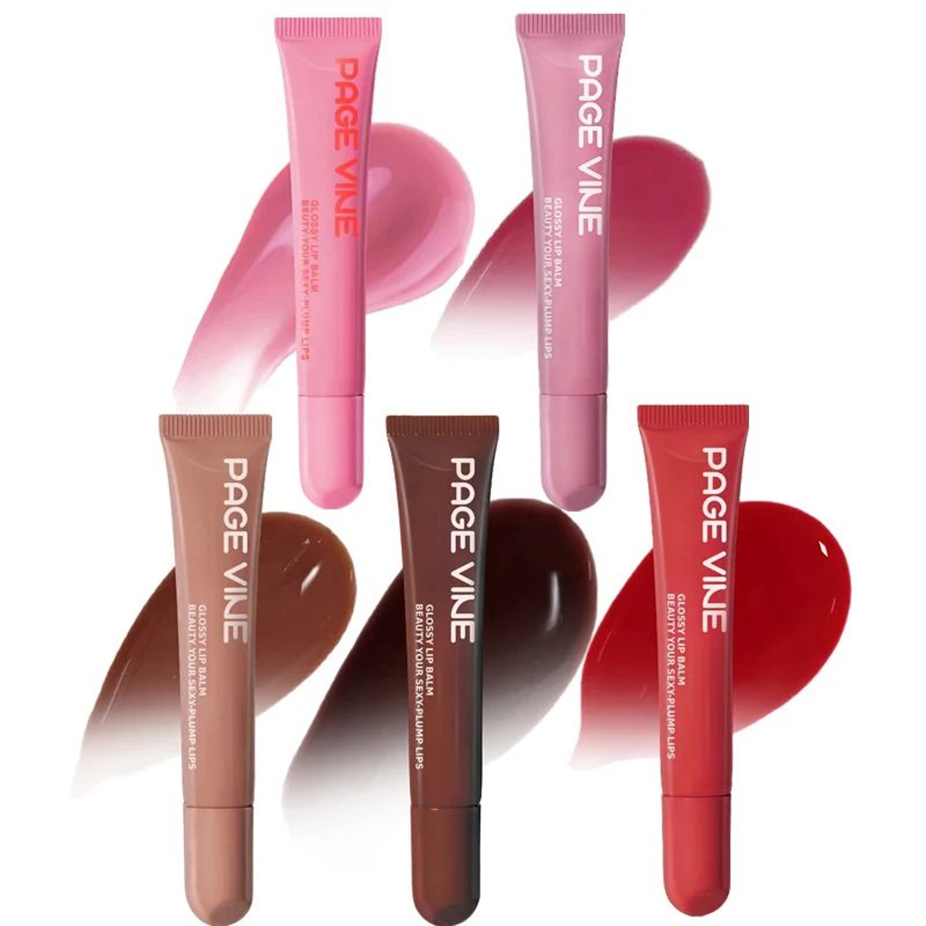 GlossyGlow Lip Gloss Phone Case  Moisturizing Raspberry Jelly Transparent Lip Gloss 4