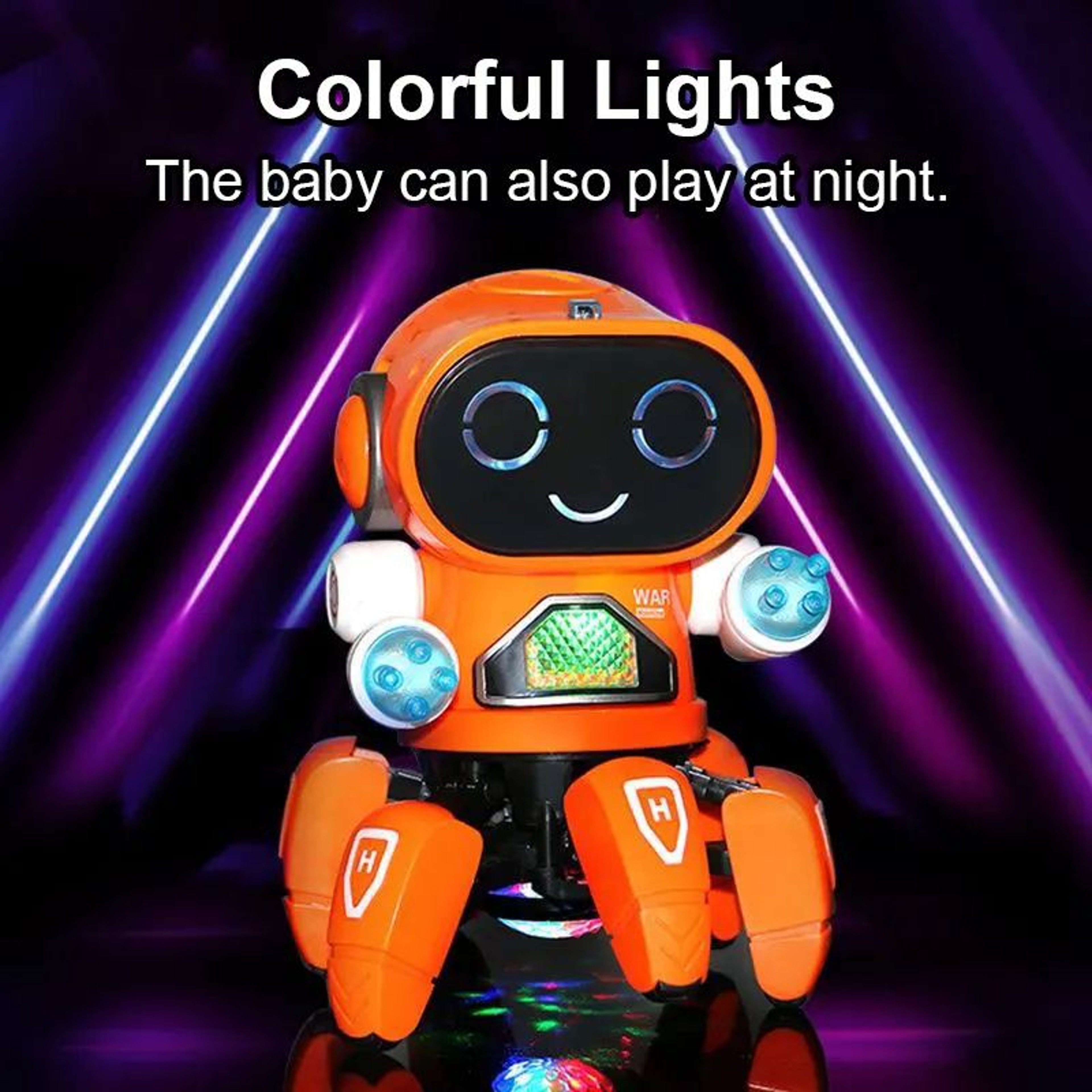 Dancing Robot Toy With Lights  Music  6Claw Octopus Spider Interactive Kids Birthday Gift 5
