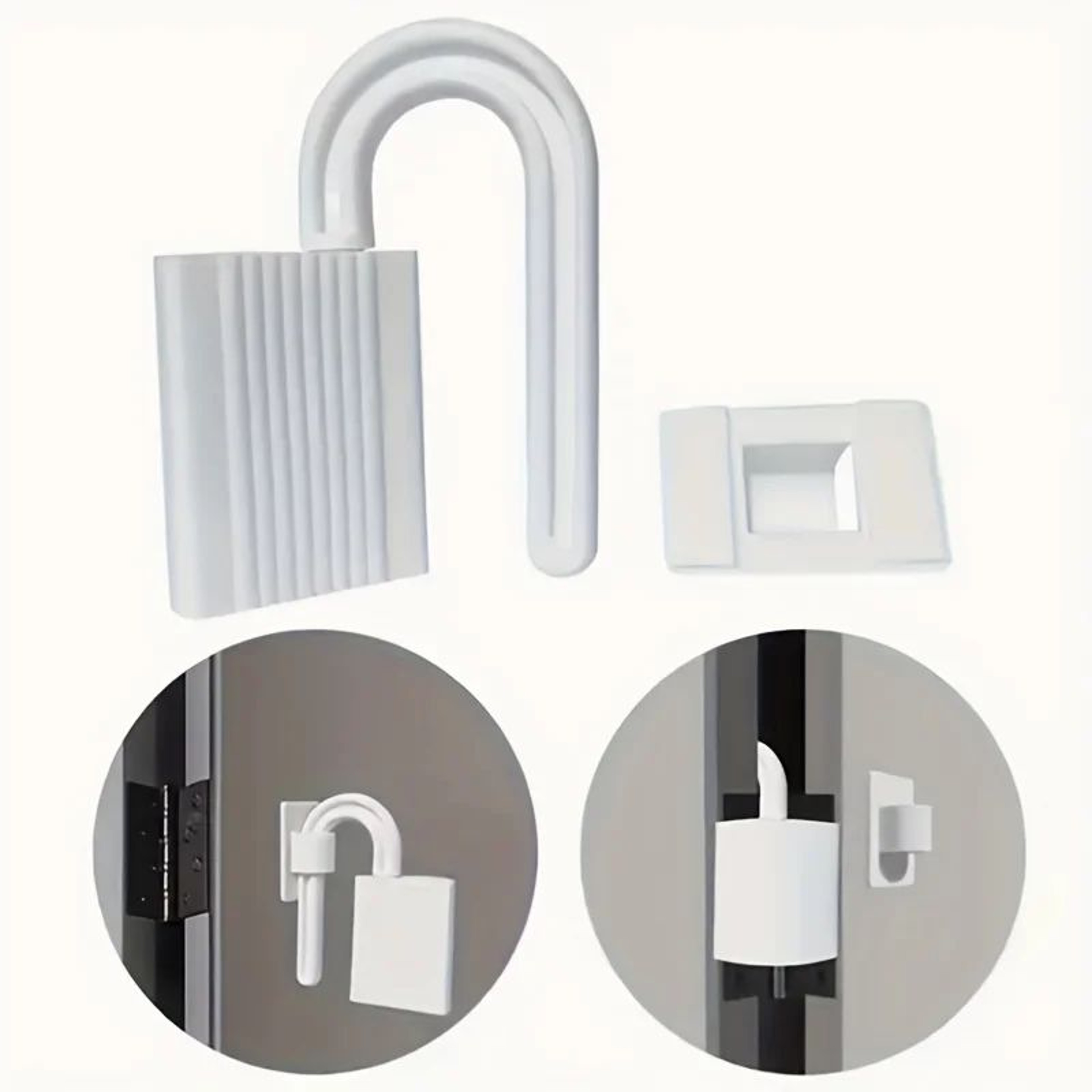 AntiPinch Door Stopper  Child Safety Finger Protector Door Gap Blocker For Bedroom  Bathroom 1