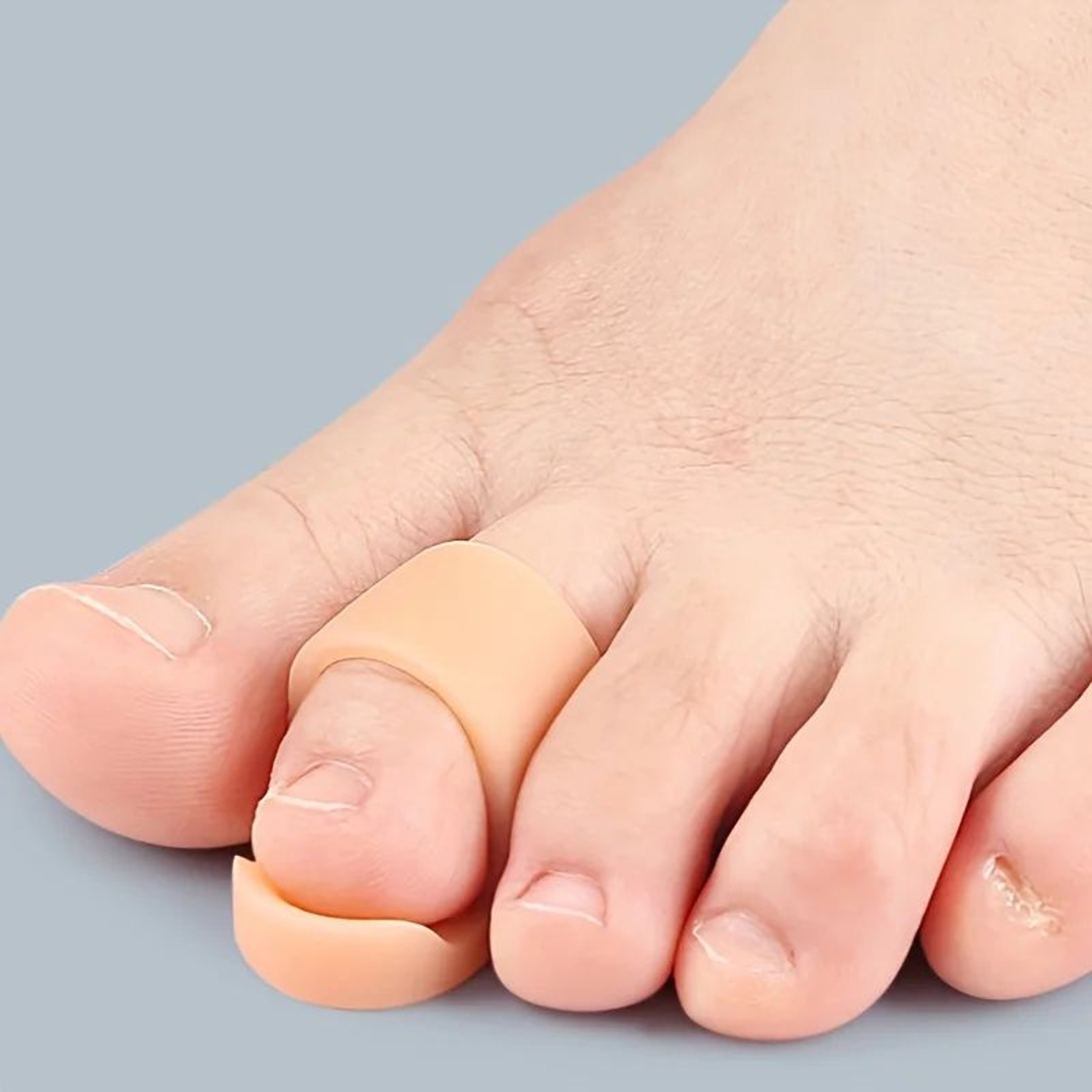 2Piece Hammer Toe Corrector Set  Toe Straightener Pads For Curling Bending  Claw Toe Relief 3
