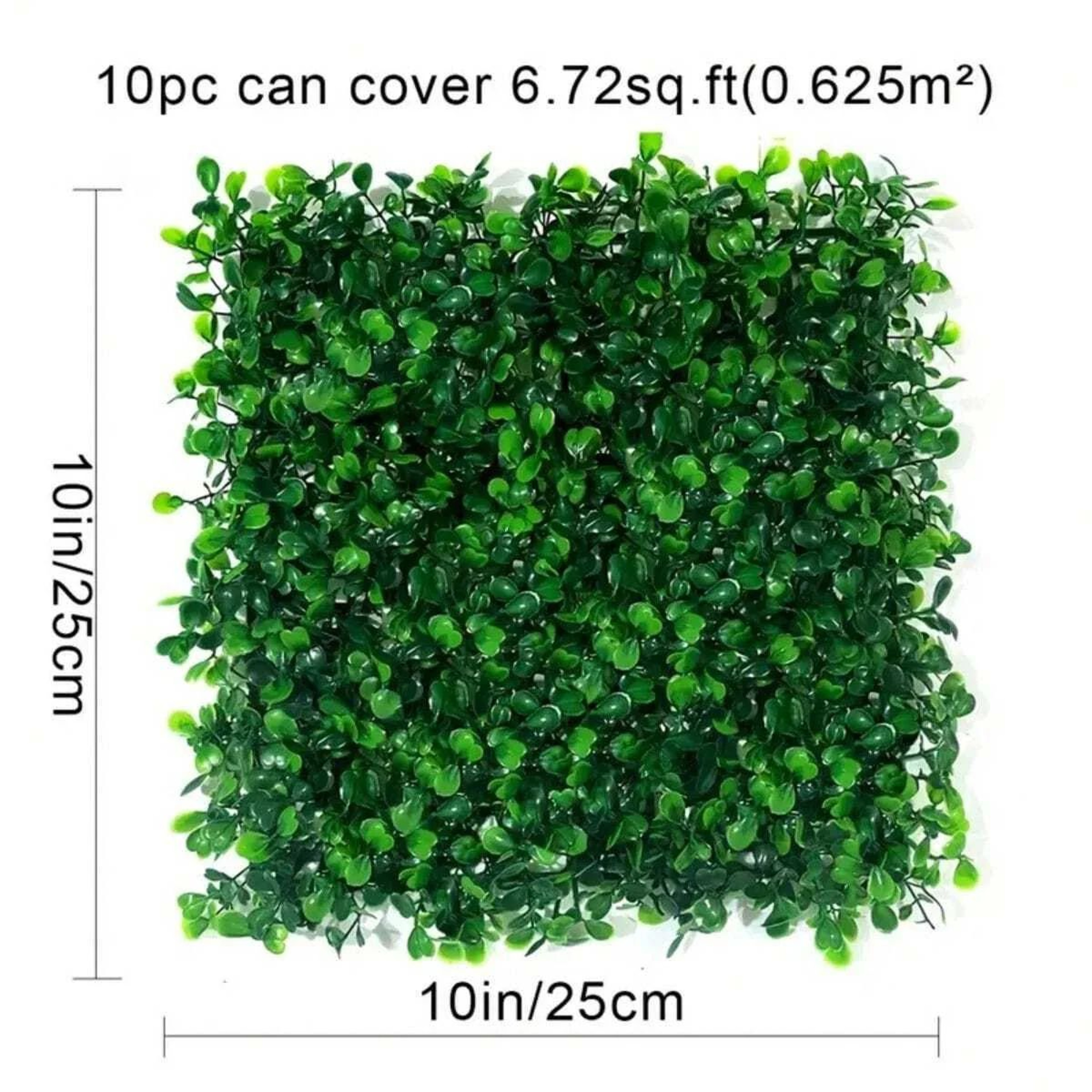 10pcs Artificial Boxwood Grass Wall Panels  Faux Greenery Backdrop Topiary Hedge Wall Decor 4