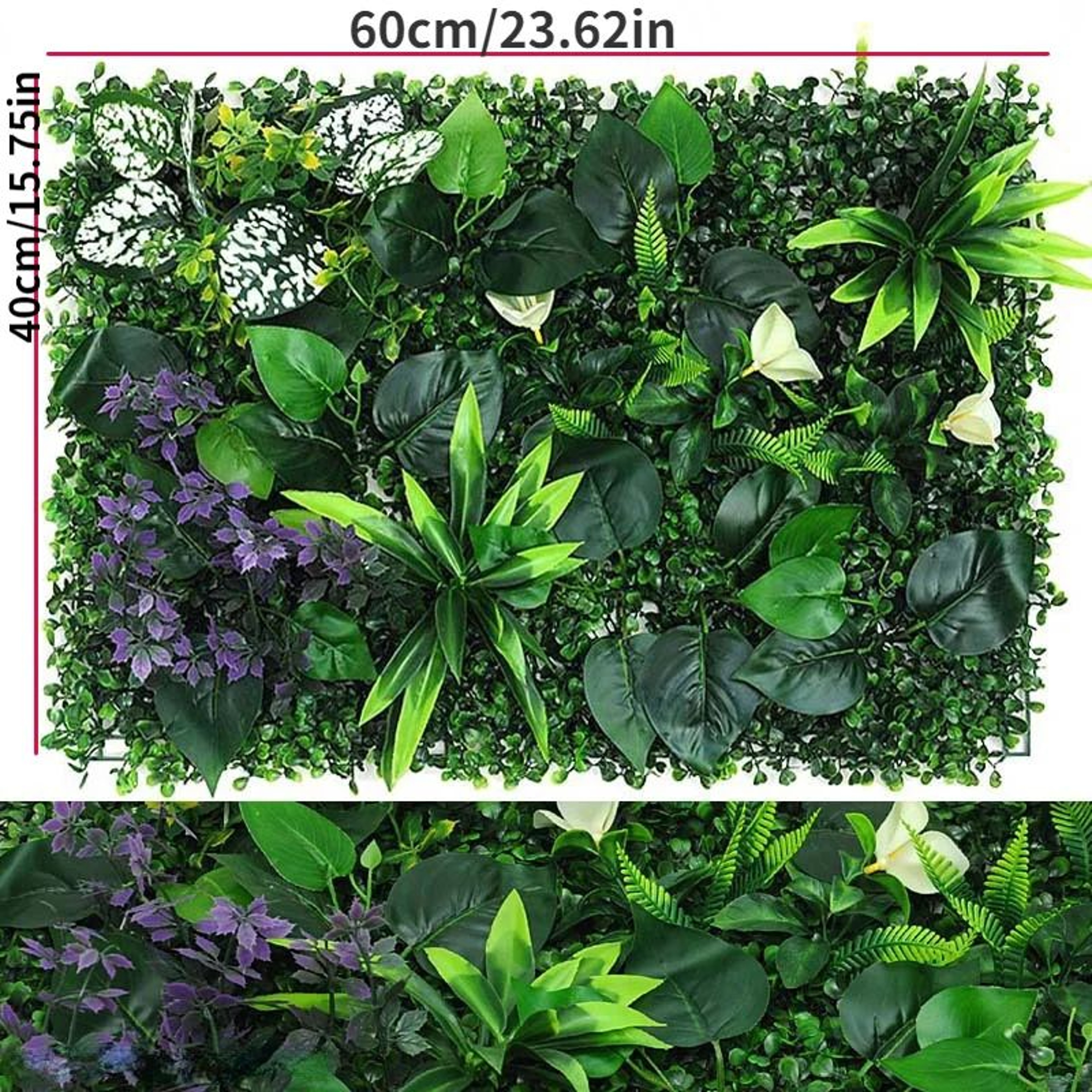 Artificial Boxwood Grass Wall Panels  UVResistant Realistic Greenery Privacy Panels For Indoor Outd 7