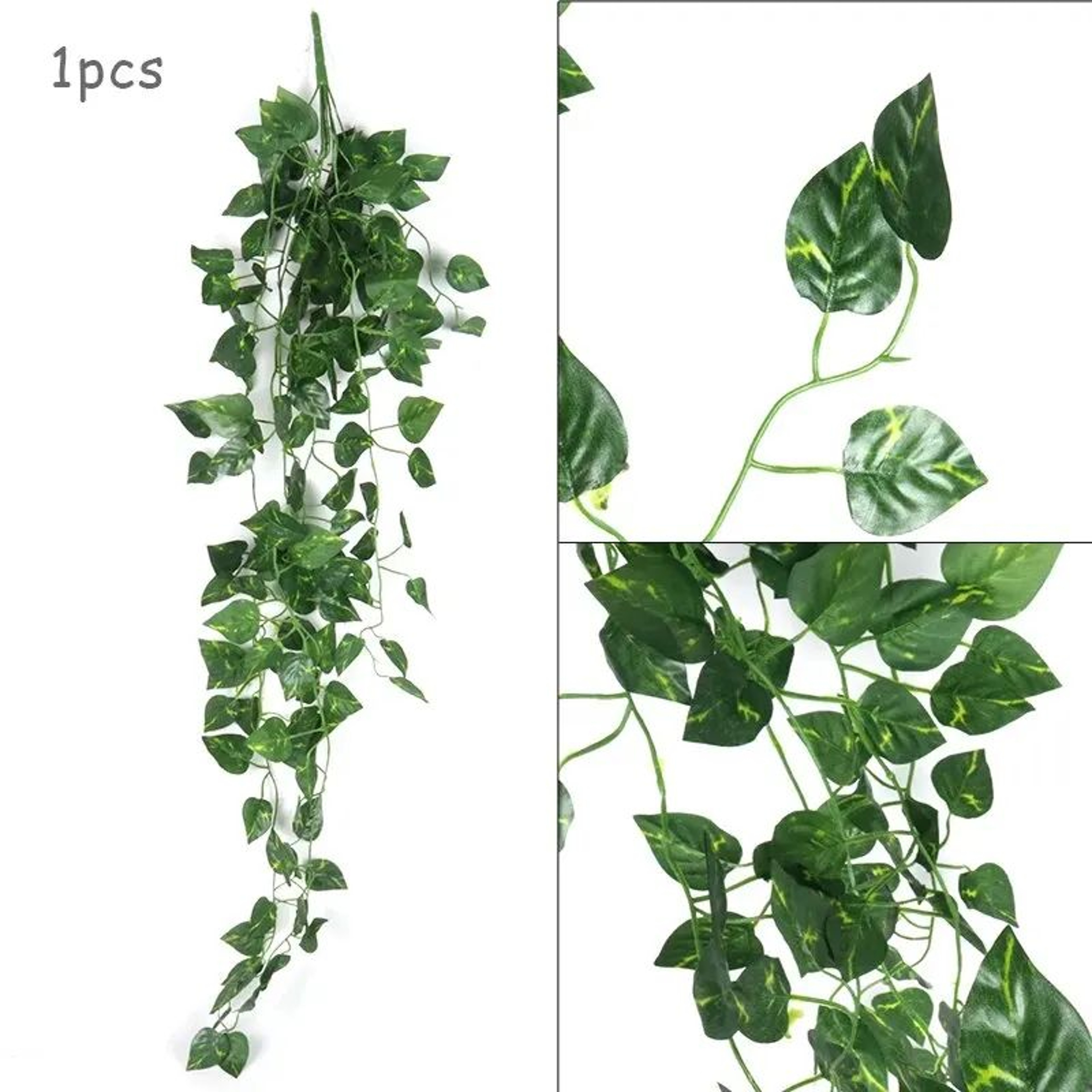 354Inch Artificial Ivy Leaf Garland  Realistic Hanging Green Vine For Home  Garden Decor 7