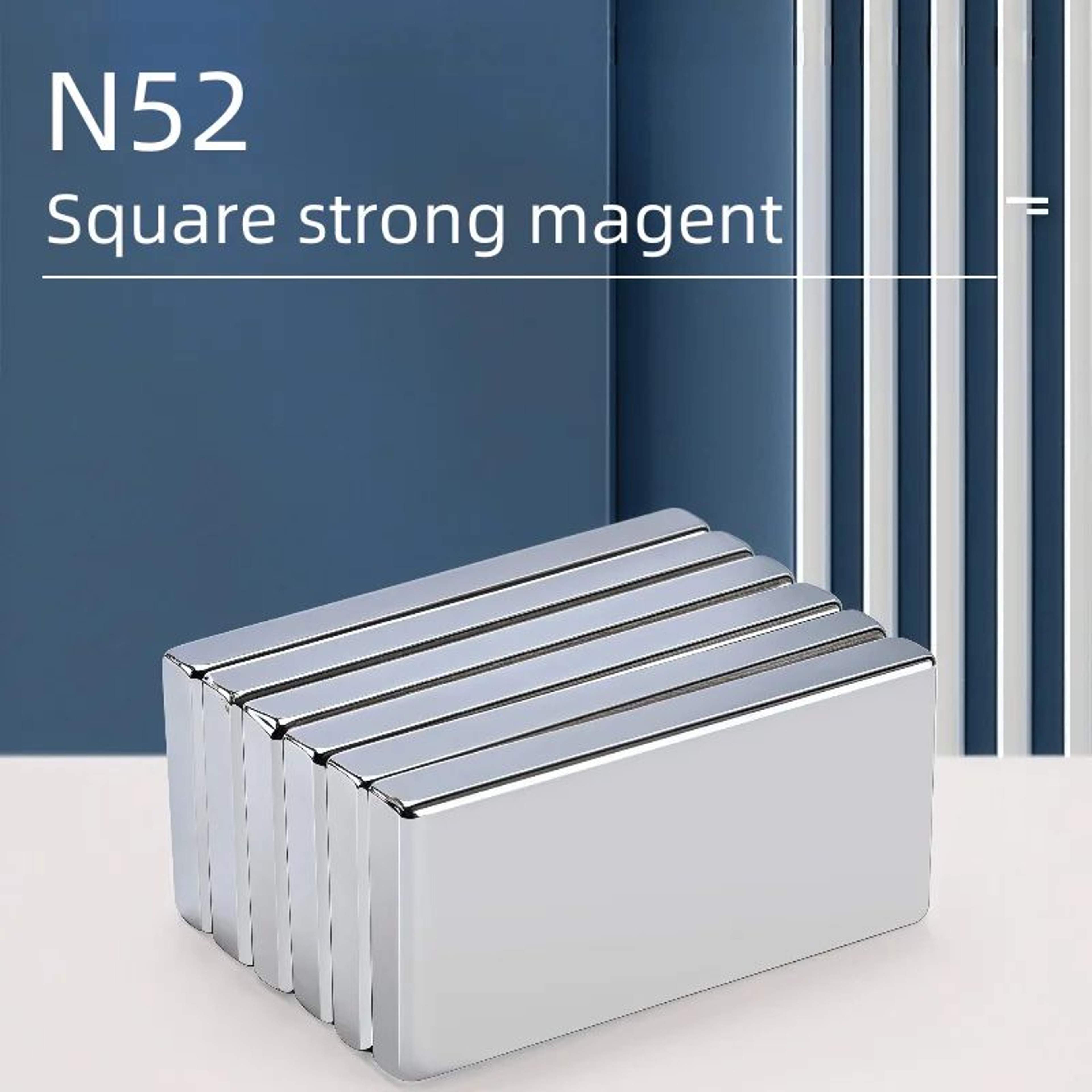 10pcs N52 Strong Neodymium Square Magnets Set  Heavy Duty Magnetic Blocks For Office Fridge  DIY Us 0