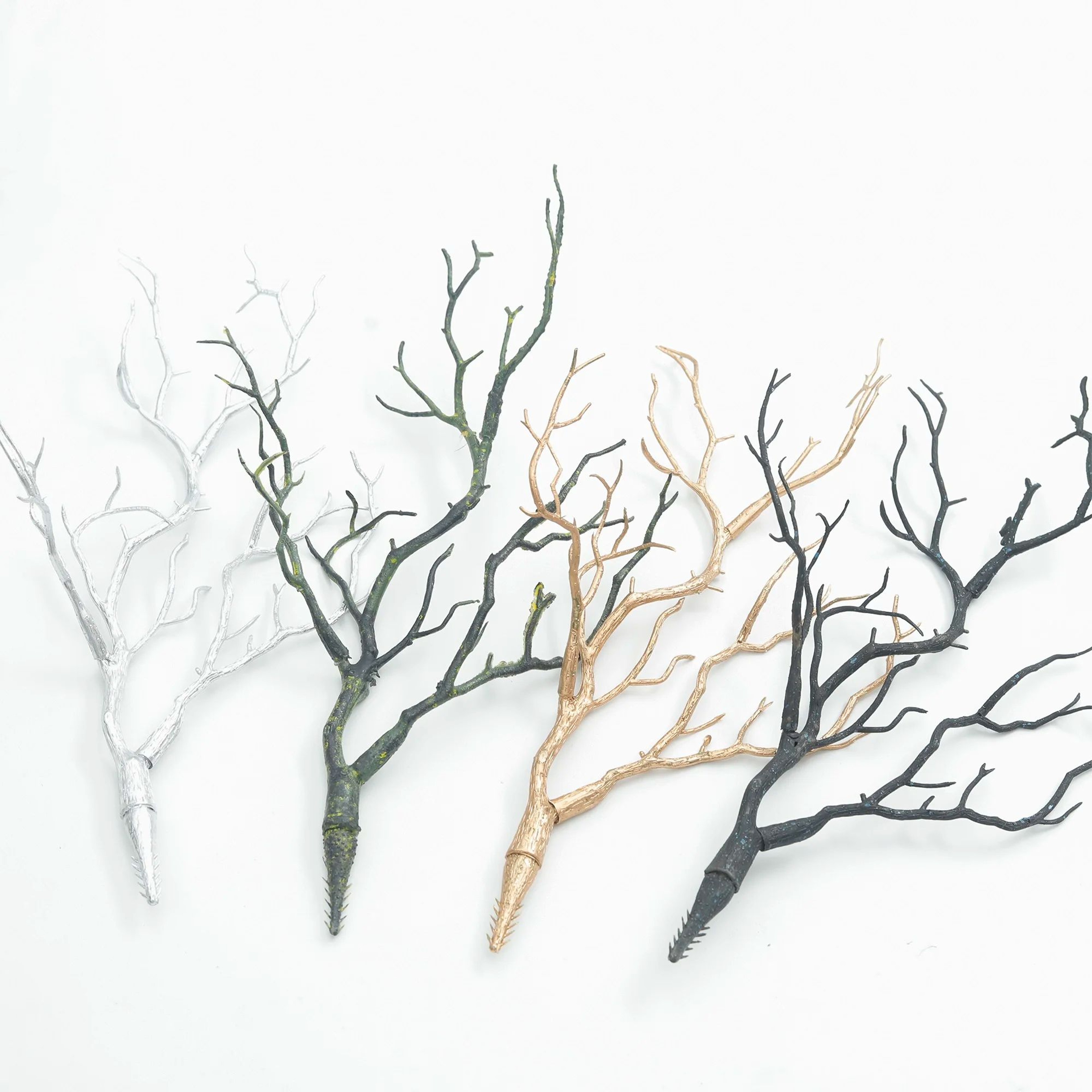 Artificial Antler Branch Decor  Faux Plastic Tree Stems For Wedding Christmas  Winter Table Centerp 1