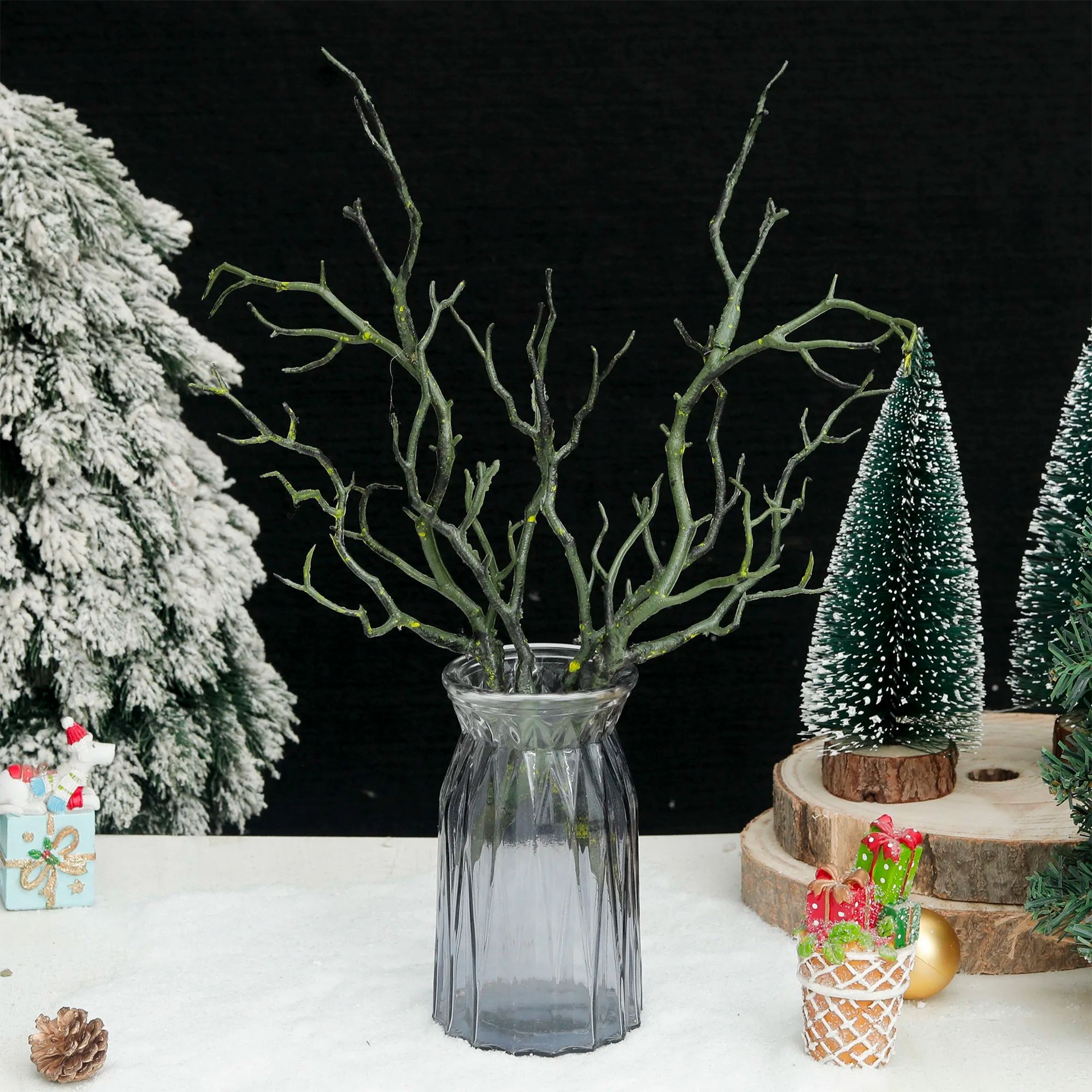 Artificial Antler Branch Decor  Faux Plastic Tree Stems For Wedding Christmas  Winter Table Centerp 4