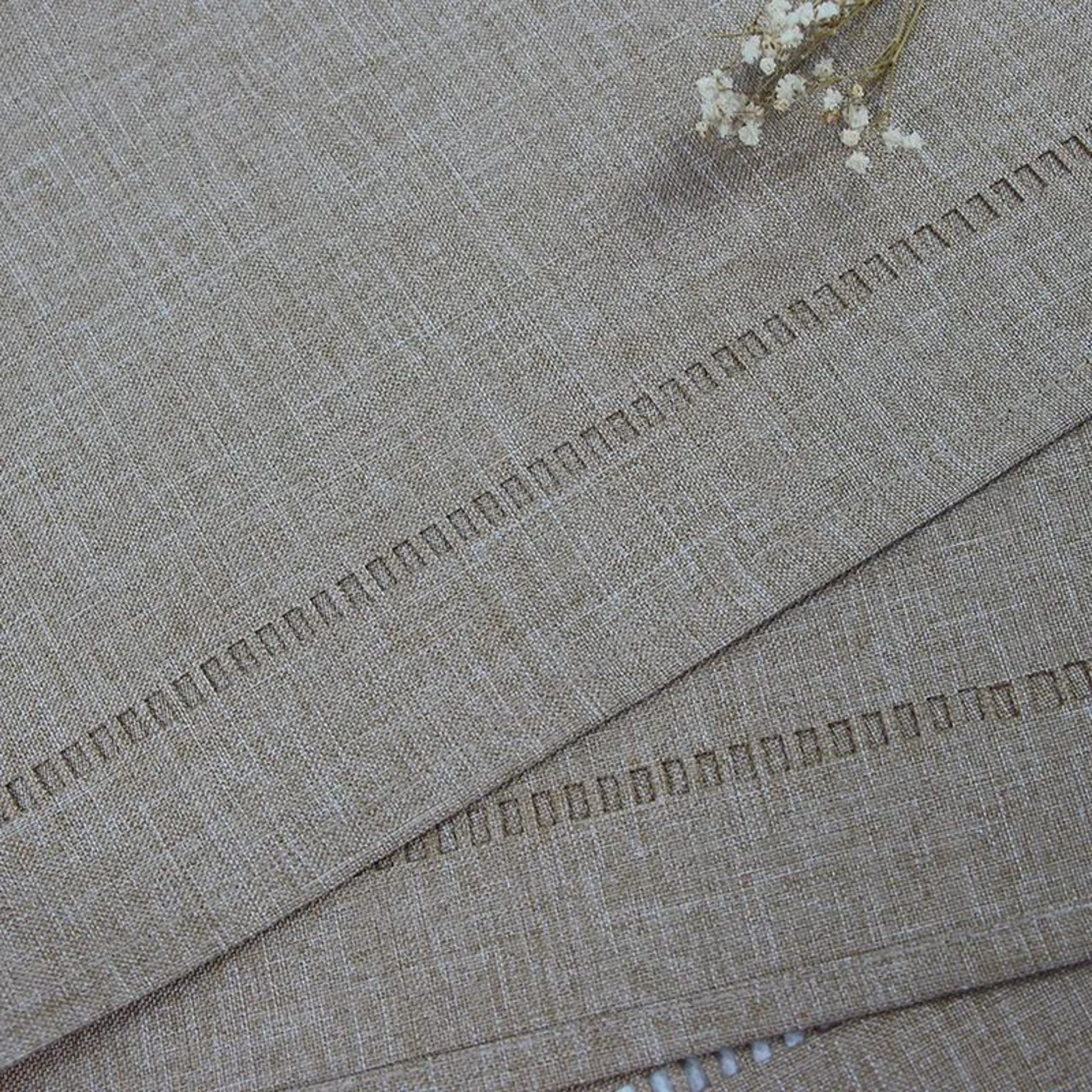 Elegant Linen Table Runner For Dining Table  Events  2 Size Long Farmhouse Tablecloth Decor 4