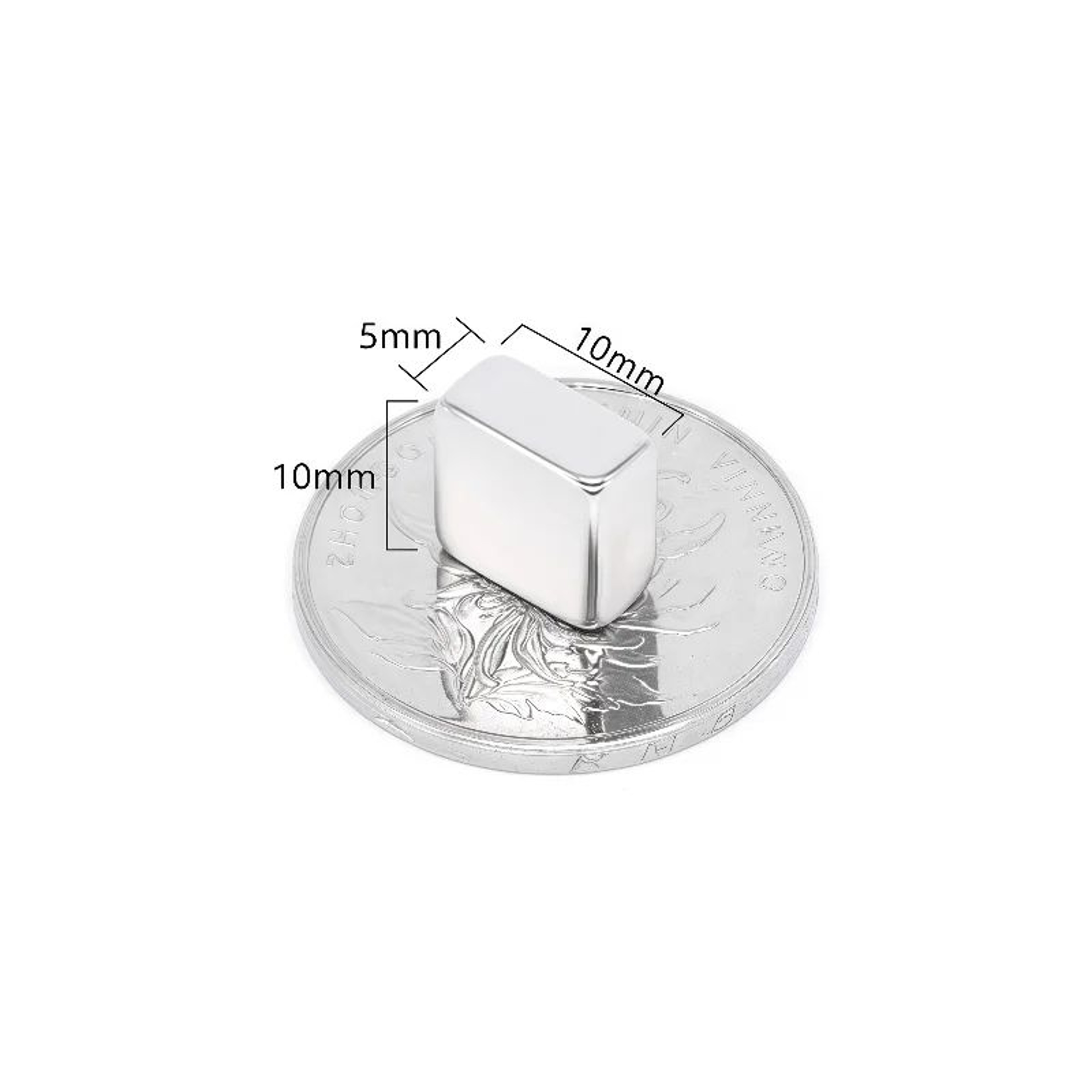 N52 Strong Square Magnets Set  10pcs Heavy Duty Fridge  Office Neodymium Magnets 4