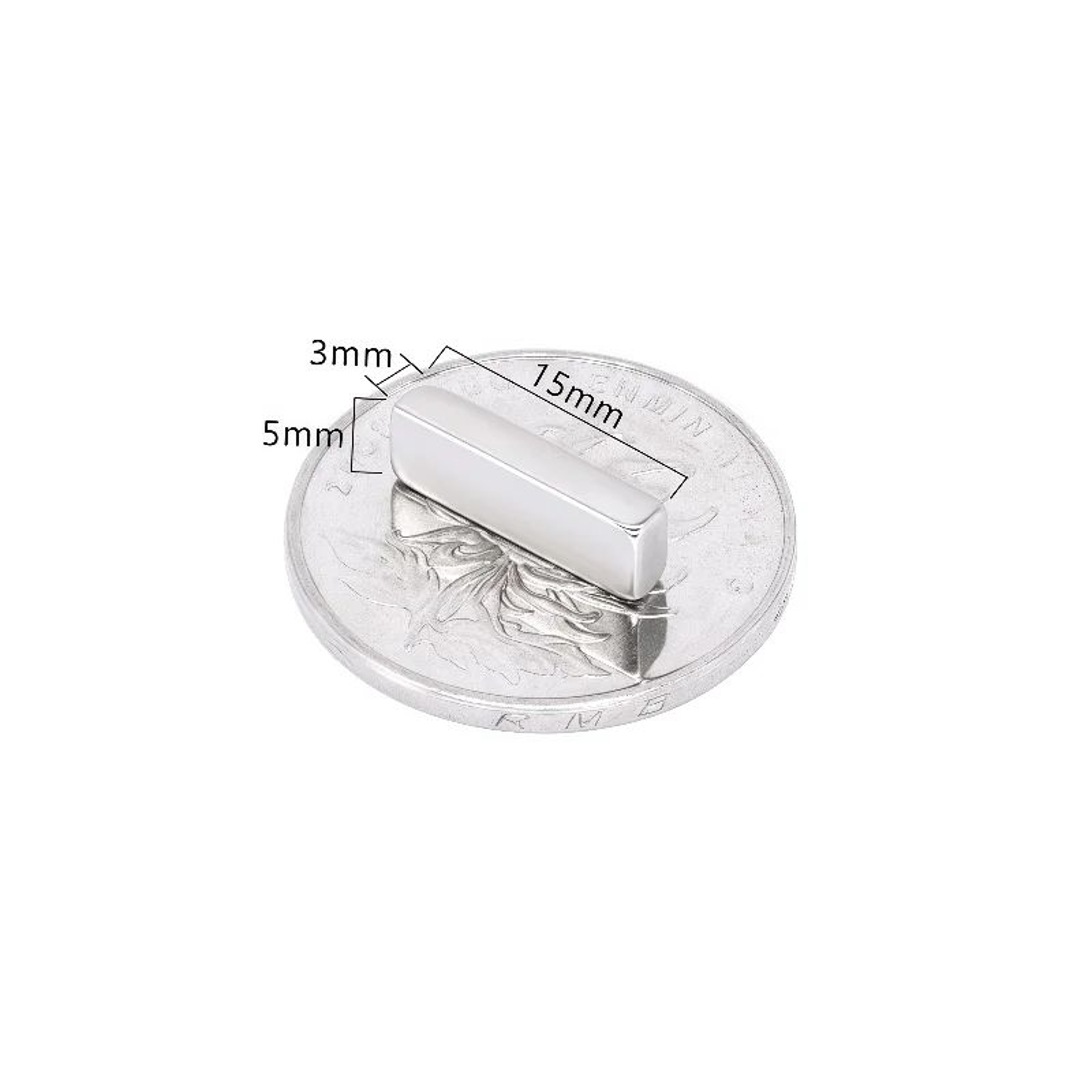 N52 Strong Square Magnets Set  10pcs Heavy Duty Fridge  Office Neodymium Magnets 10