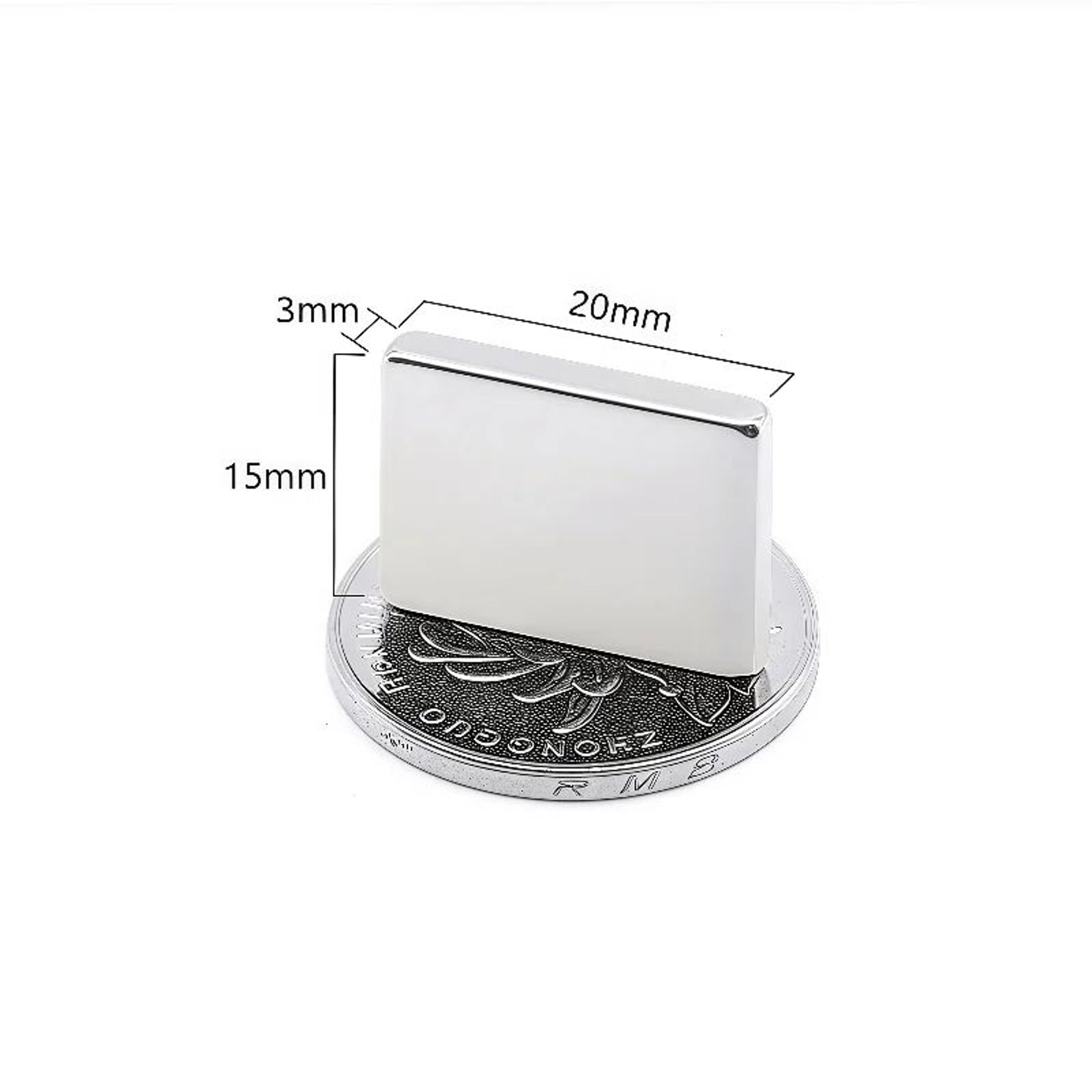 N52 Strong Square Magnets Set  10pcs Heavy Duty Fridge  Office Neodymium Magnets 18