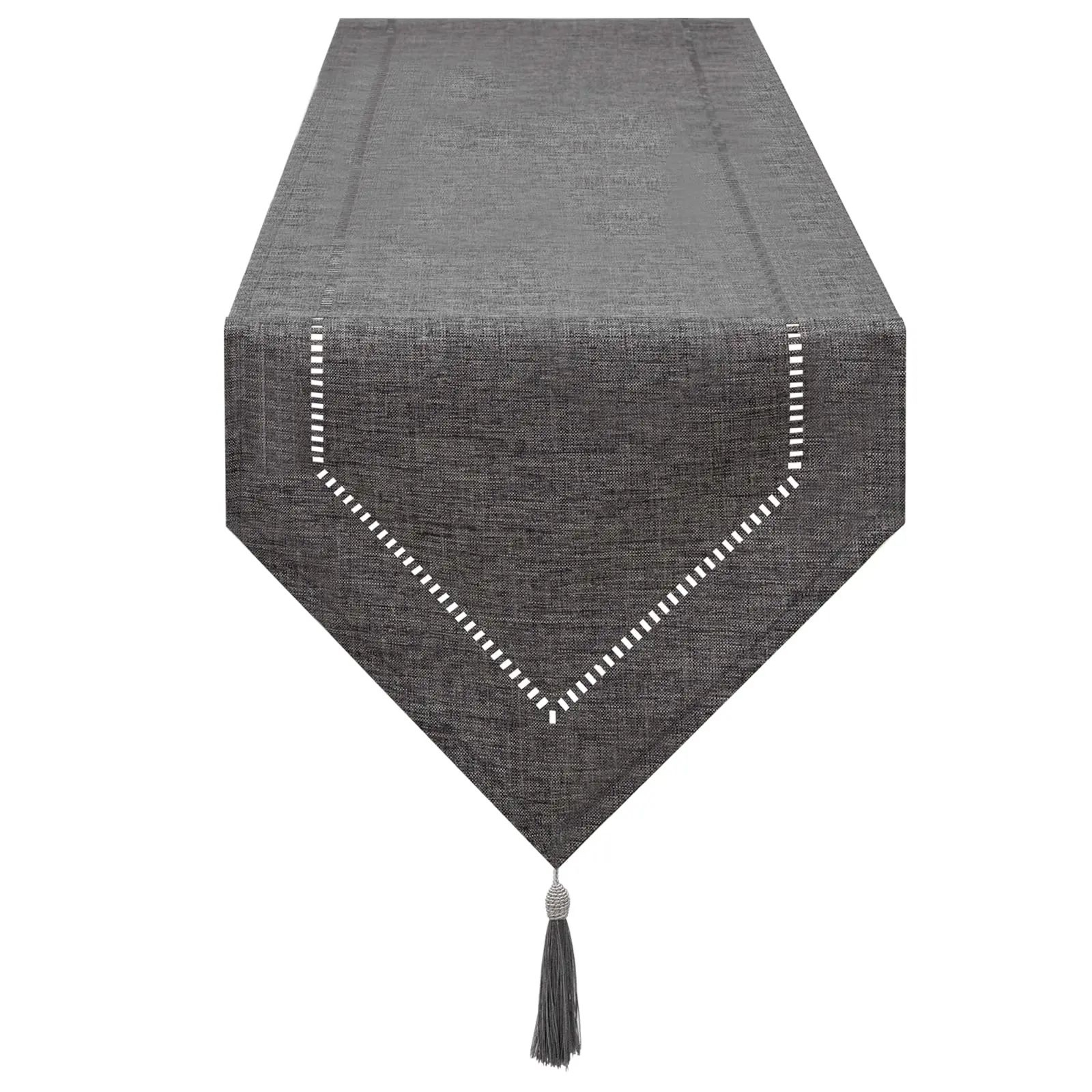 Modern Solid Color Linen Table Runner  Minimalist Dining Table Decor For Home  Restaurant 0