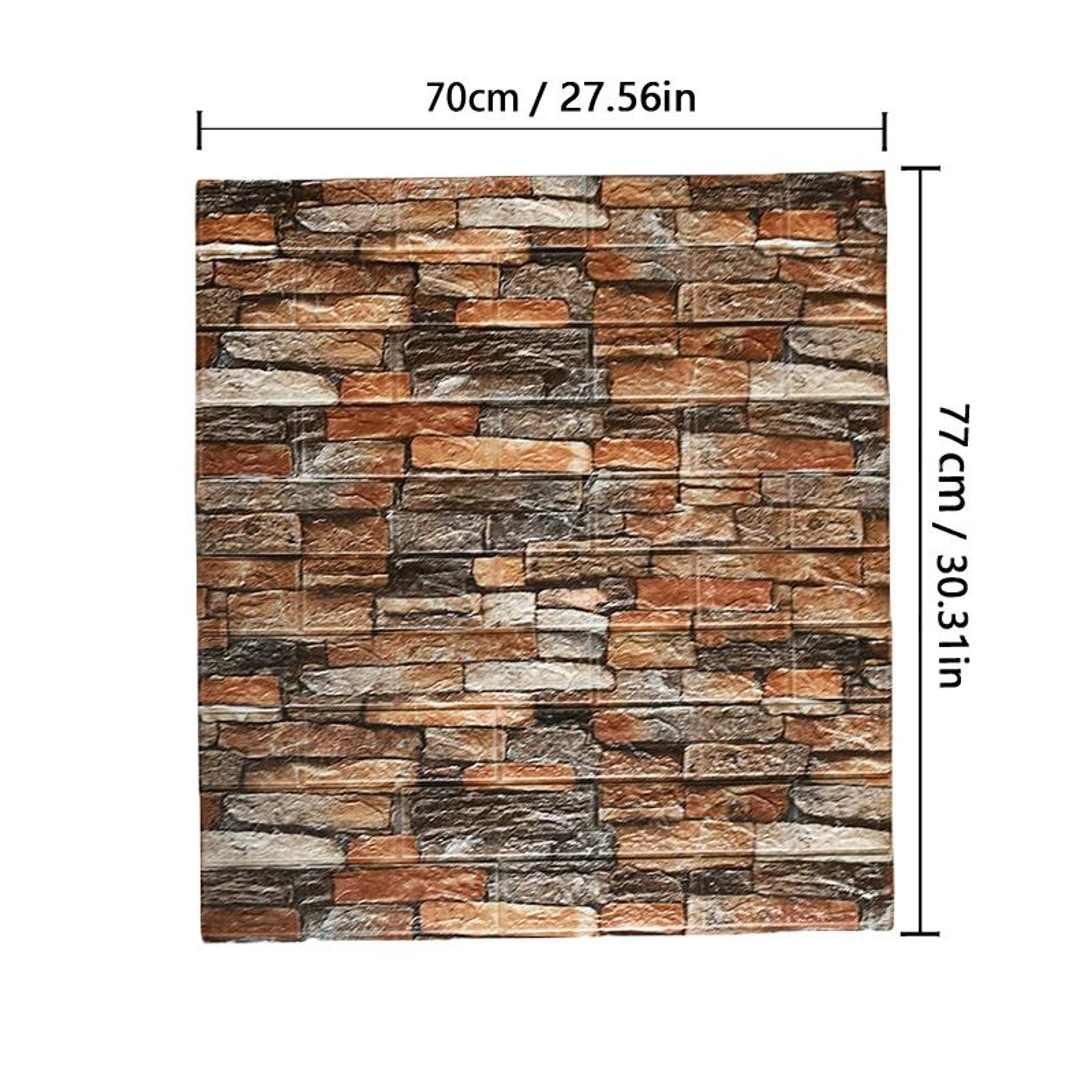 3D SelfAdhesive Brick Wall Panels  Waterproof Foam Peel  Stick Wallpaper For Home Decor 10