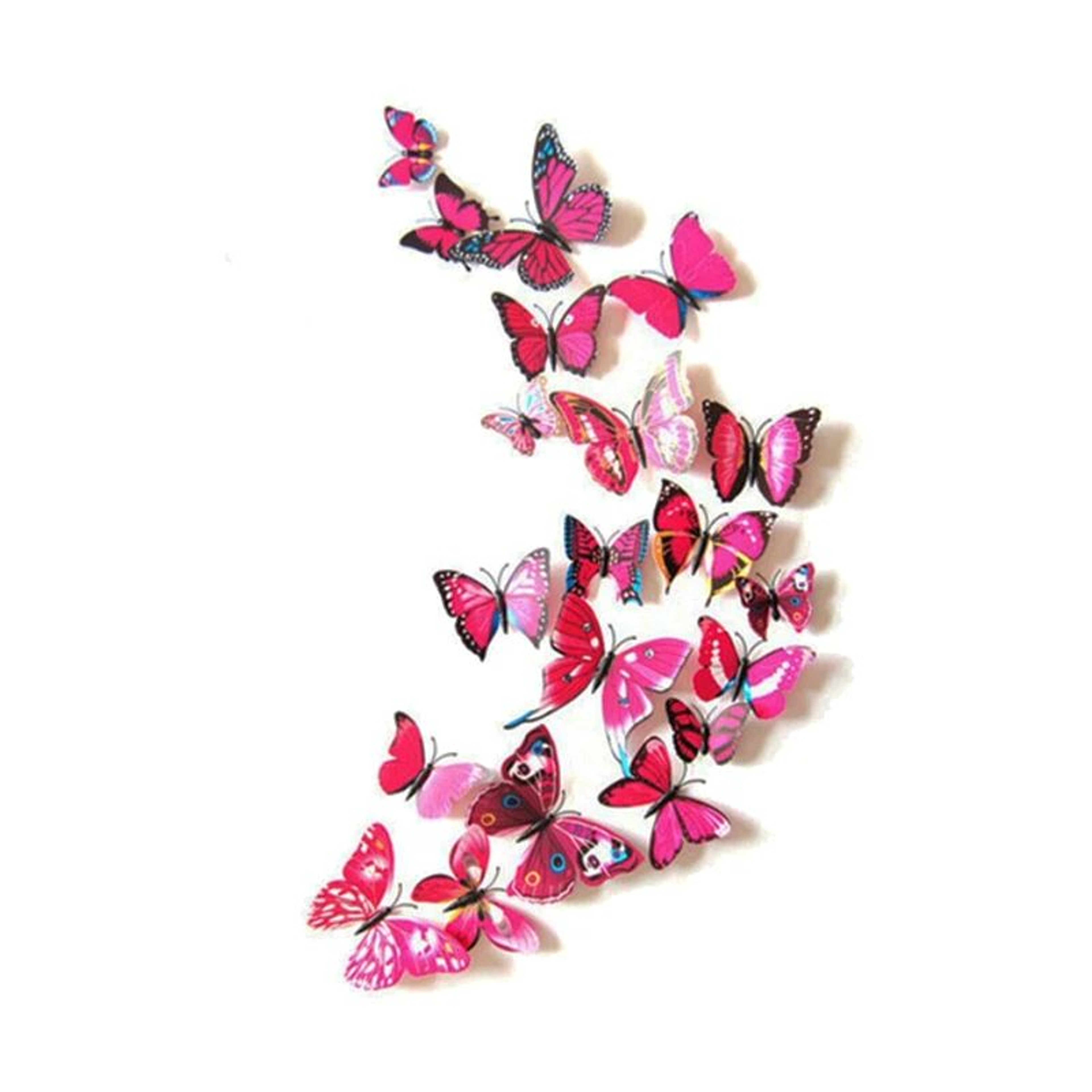 3D Magnetic Butterfly Wall Stickers  PVC Refrigerator  Living Room DIY Decor 10