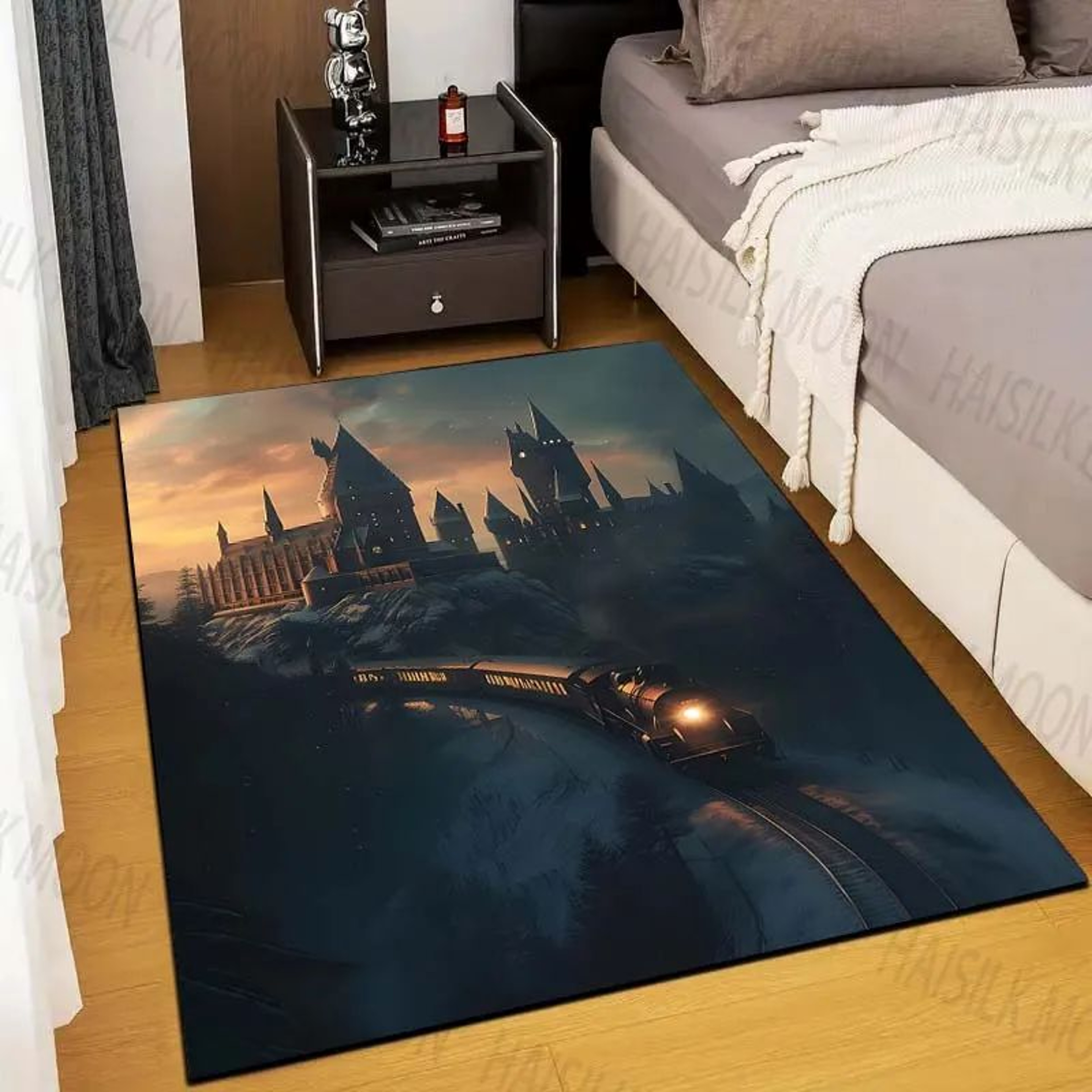 Magic Castle Fantasy Rug  NonSlip Soft Carpet For Kids Bedroom  Living Room Decor 3