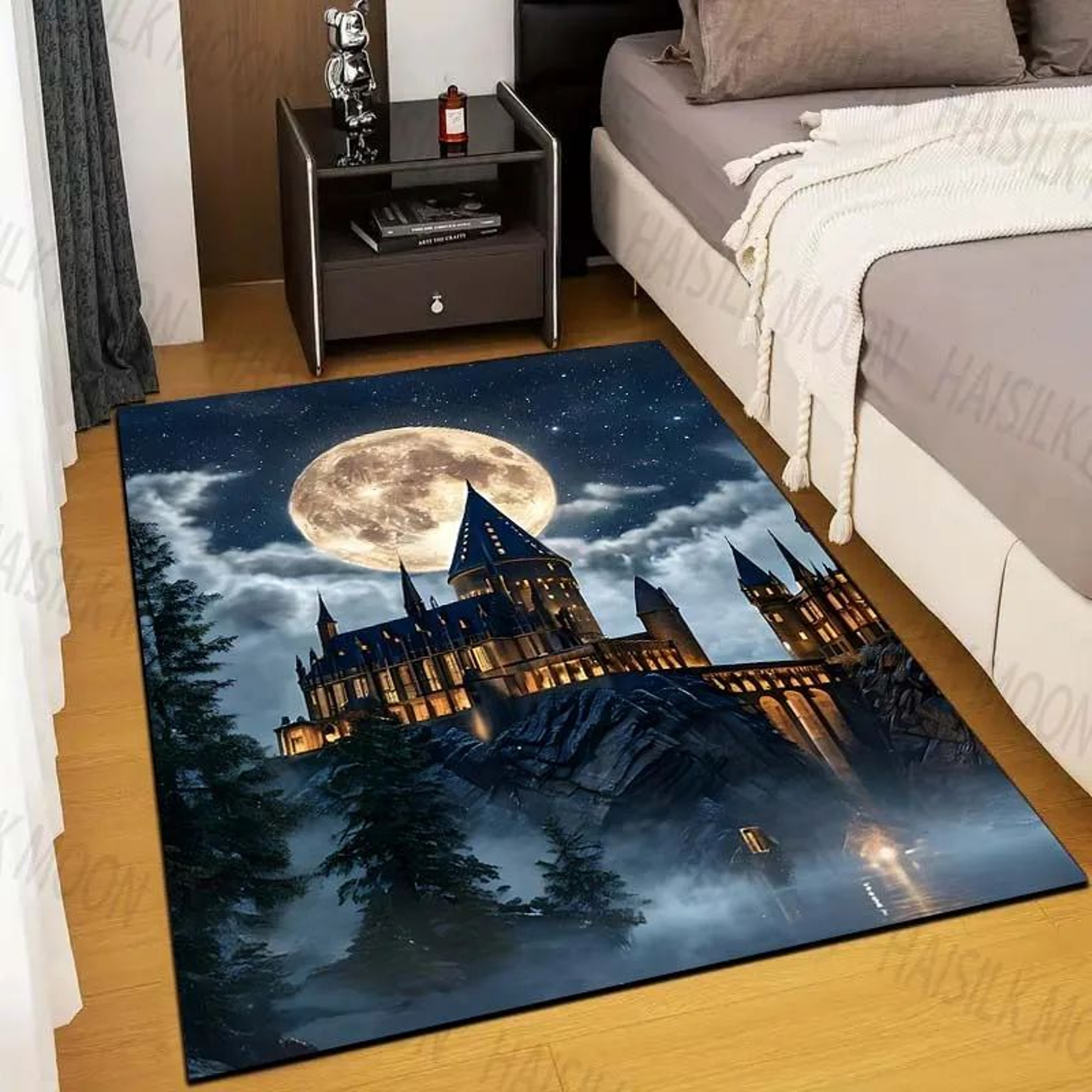 Magic Castle Fantasy Rug  NonSlip Soft Carpet For Kids Bedroom  Living Room Decor 22