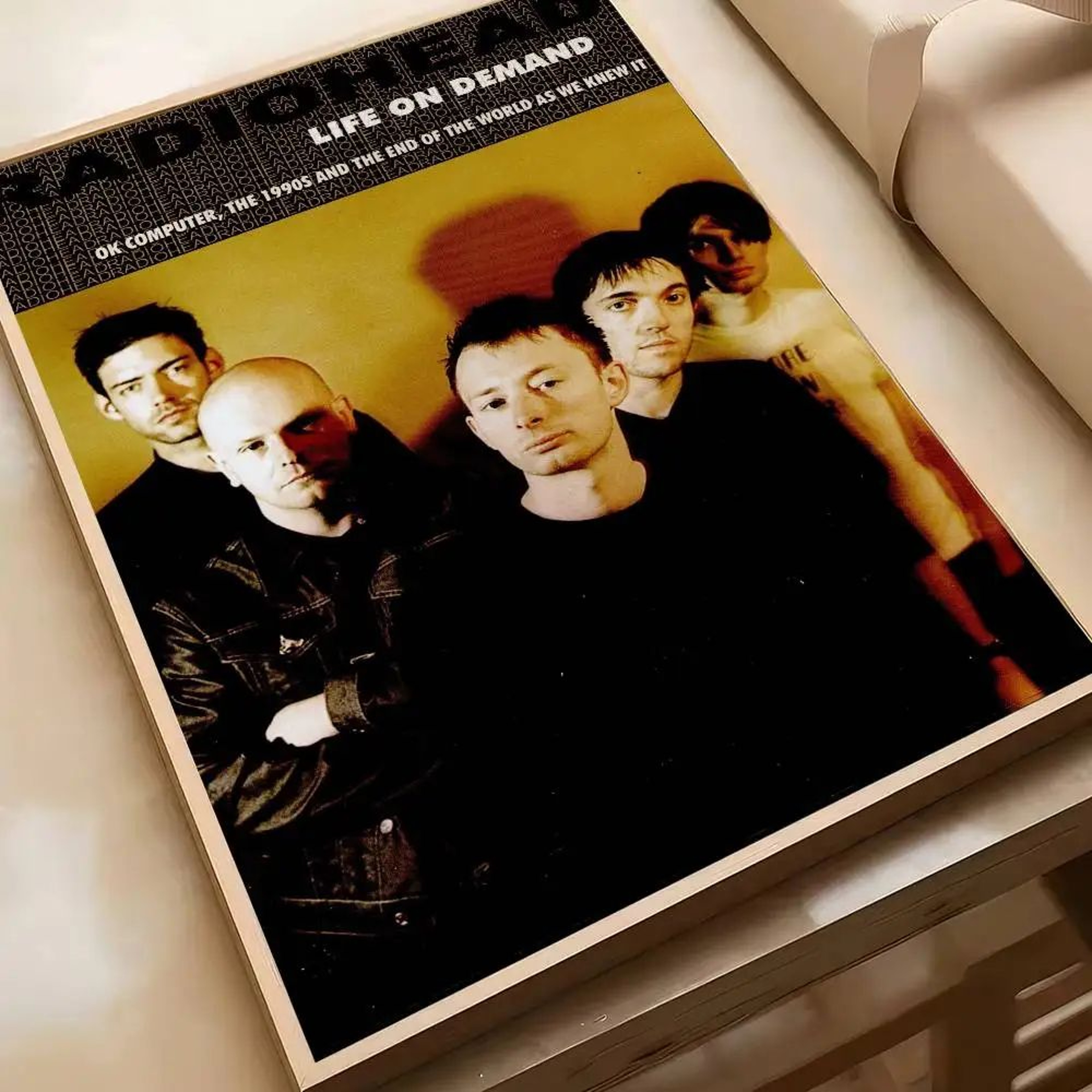 Vintage Radiohead Poster Wall Art  Retro Rock Band HD Print For Home  Bar Decor 16