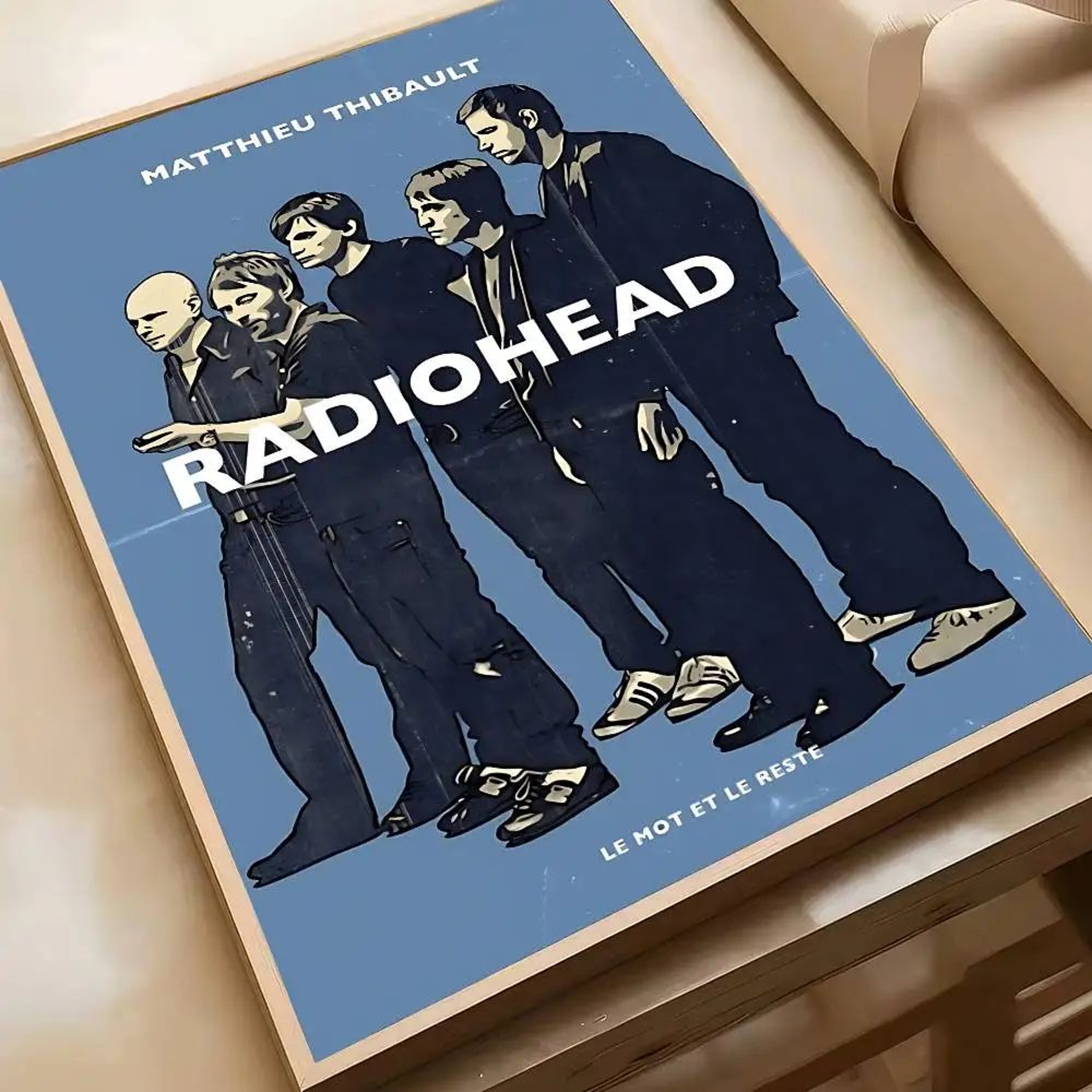 Vintage Radiohead Poster Wall Art  Retro Rock Band HD Print For Home  Bar Decor 20