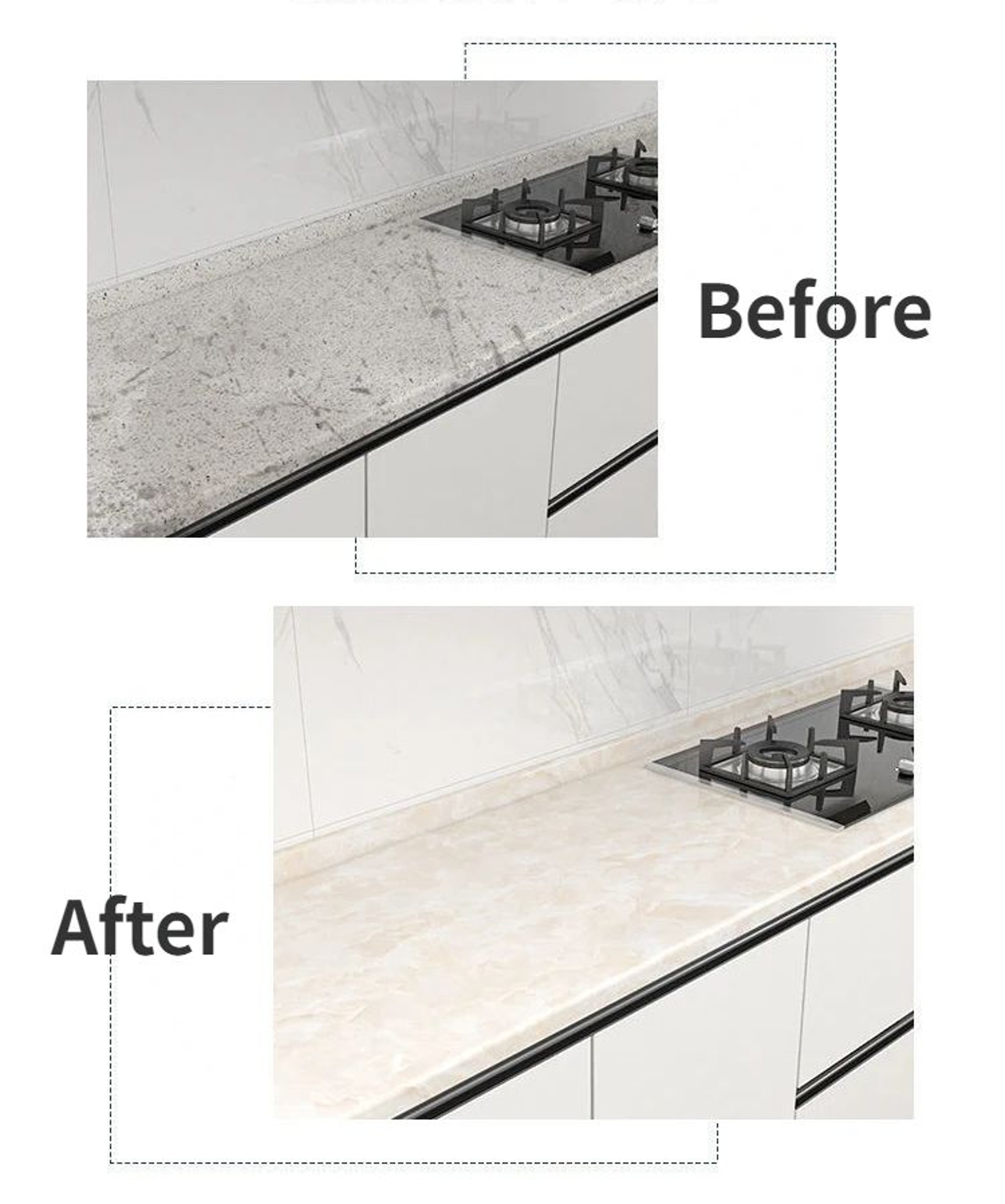 315 In Kitchen OilProof Wall Sticker  Heat Resistant Waterproof SelfAdhesive Backsplash Decor 3