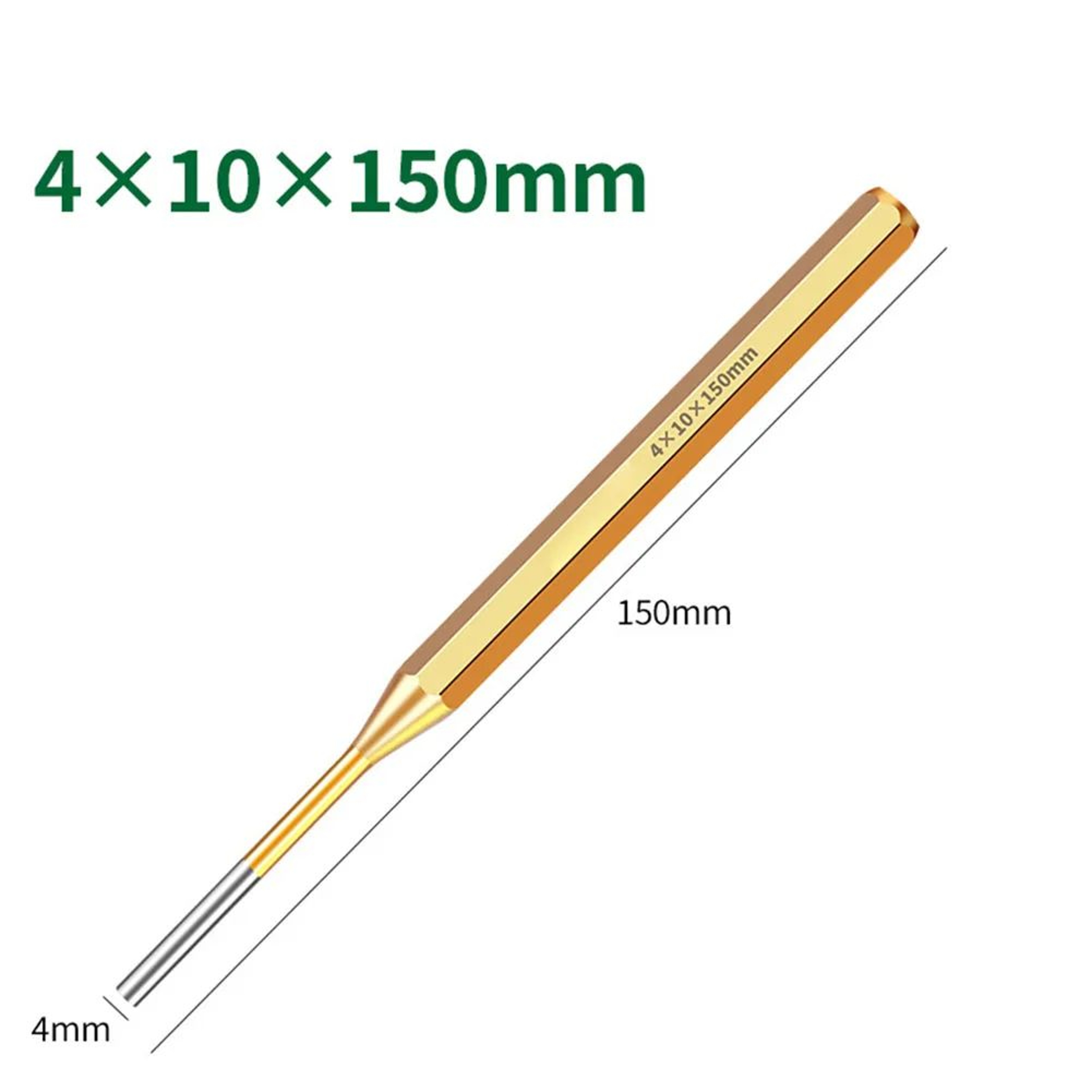 150 Mm Brass Punch Tool  23456810 Mm Heavy Duty Roll Pin Remover Chisel Punch For Machinery Mainten 8