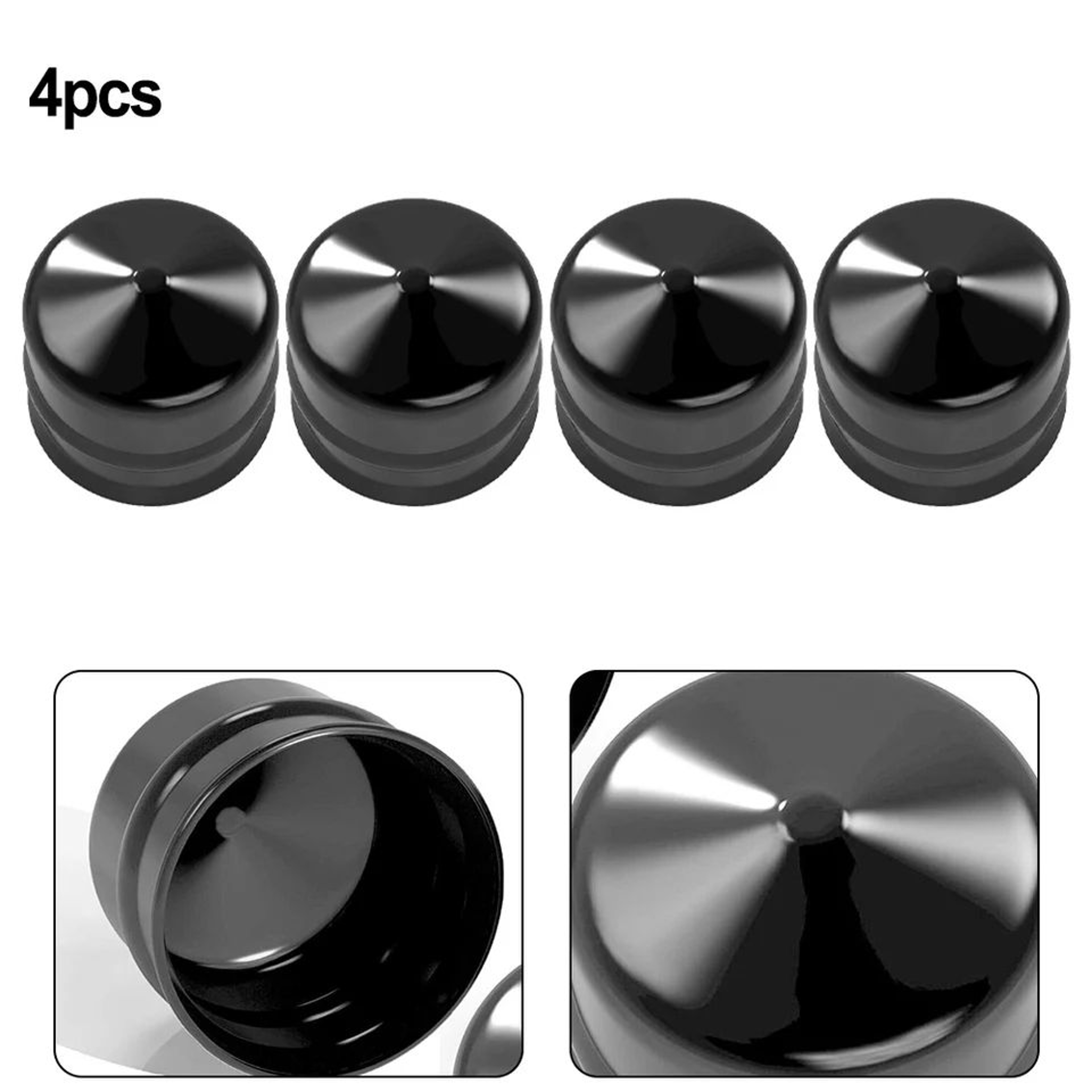 4pcs Lawn Tractor Axle Cap 532104757  Front Wheel Hub Cover Replacement For Craftsman Husqvarna  Ri 1