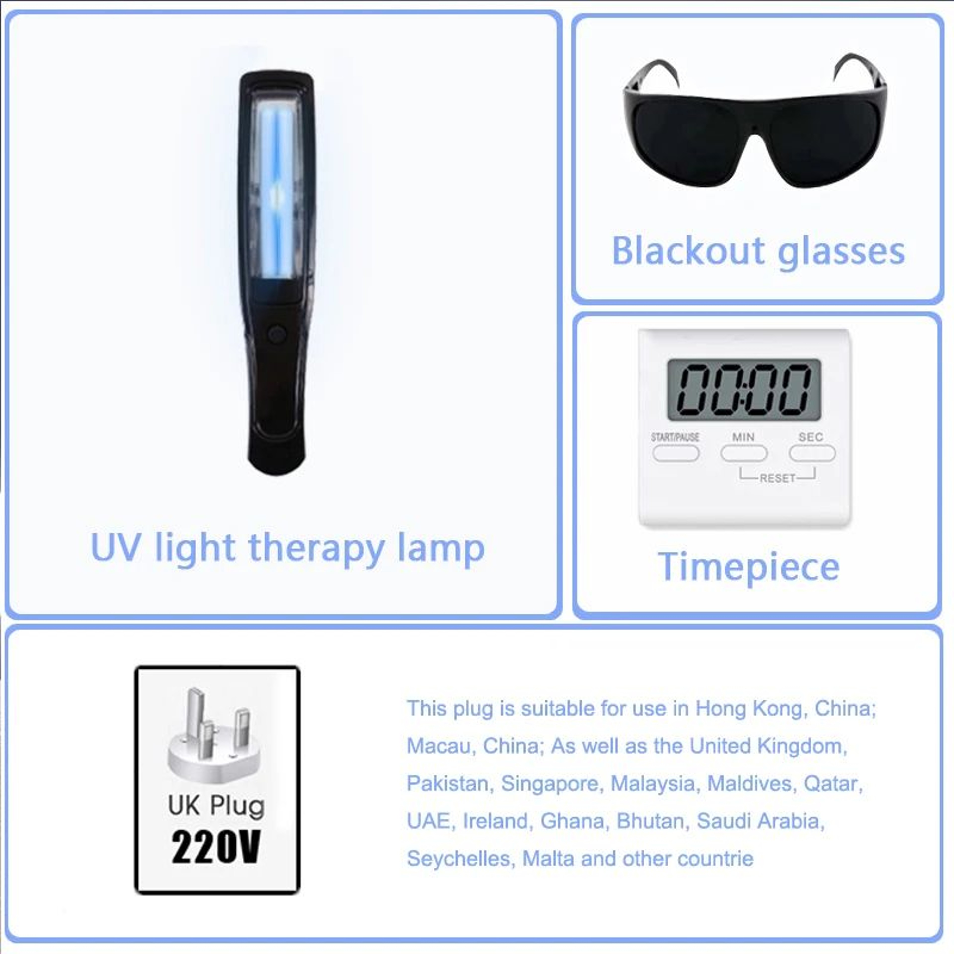 311NM Narrowband UVB Phototherapy Lamp  Portable Skin Therapy Light For Psoriasis Vitiligo  Eczema  6