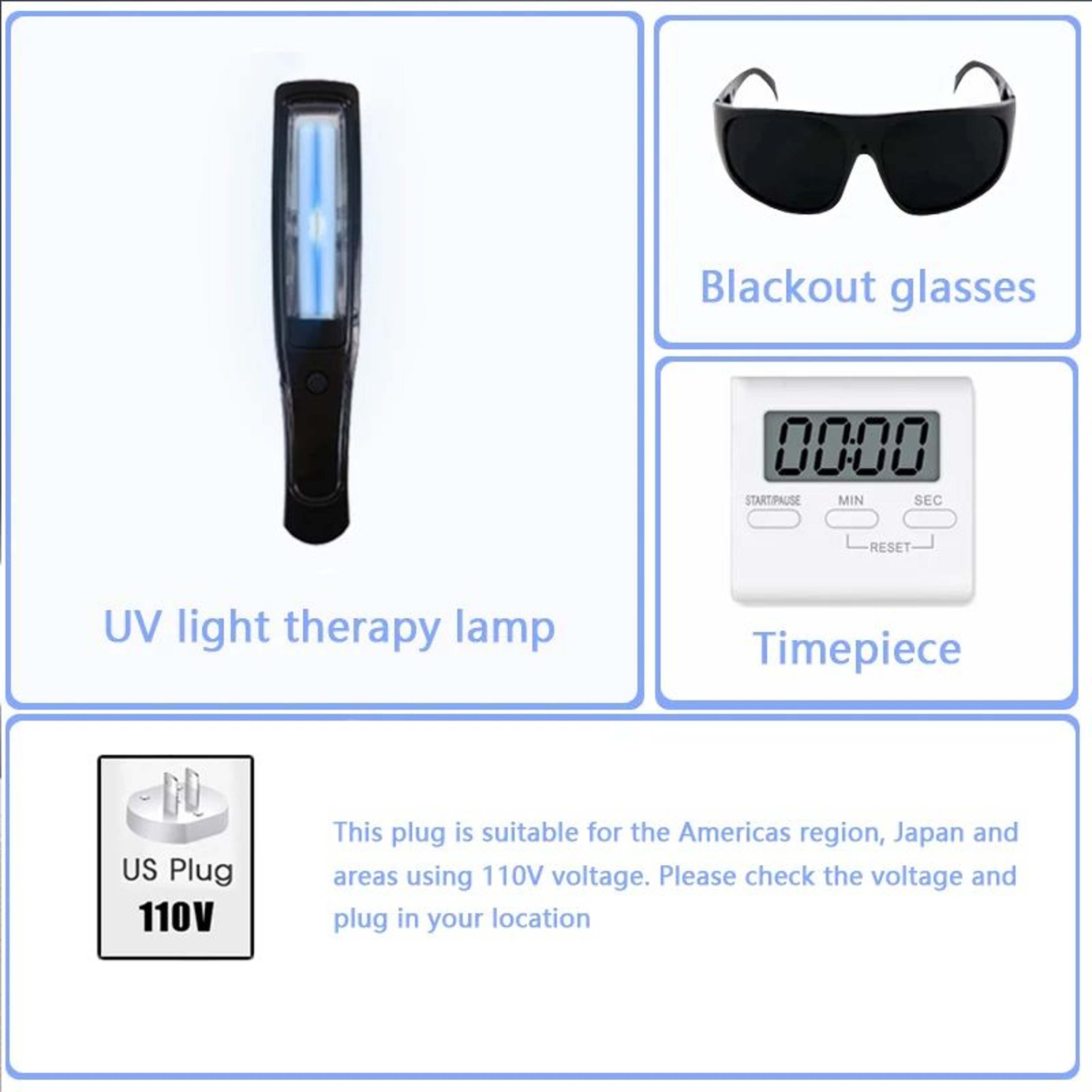 311NM Narrowband UVB Phototherapy Lamp  Portable Skin Therapy Light For Psoriasis Vitiligo  Eczema  8