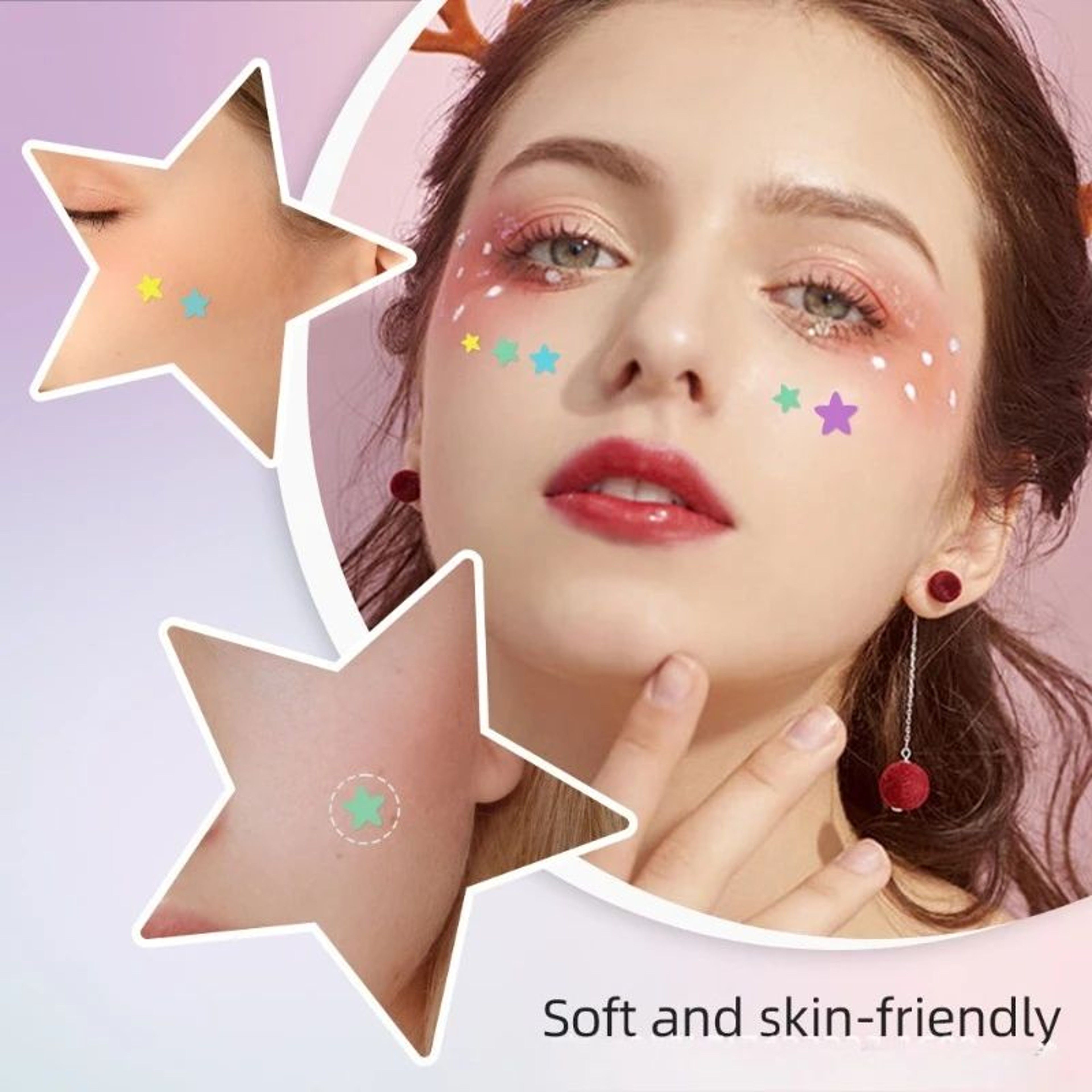 280pcs Star Shaped Pimple Patches  Colorful Invisible Acne Spot Stickers For Blemish Cover Hydrocol 3