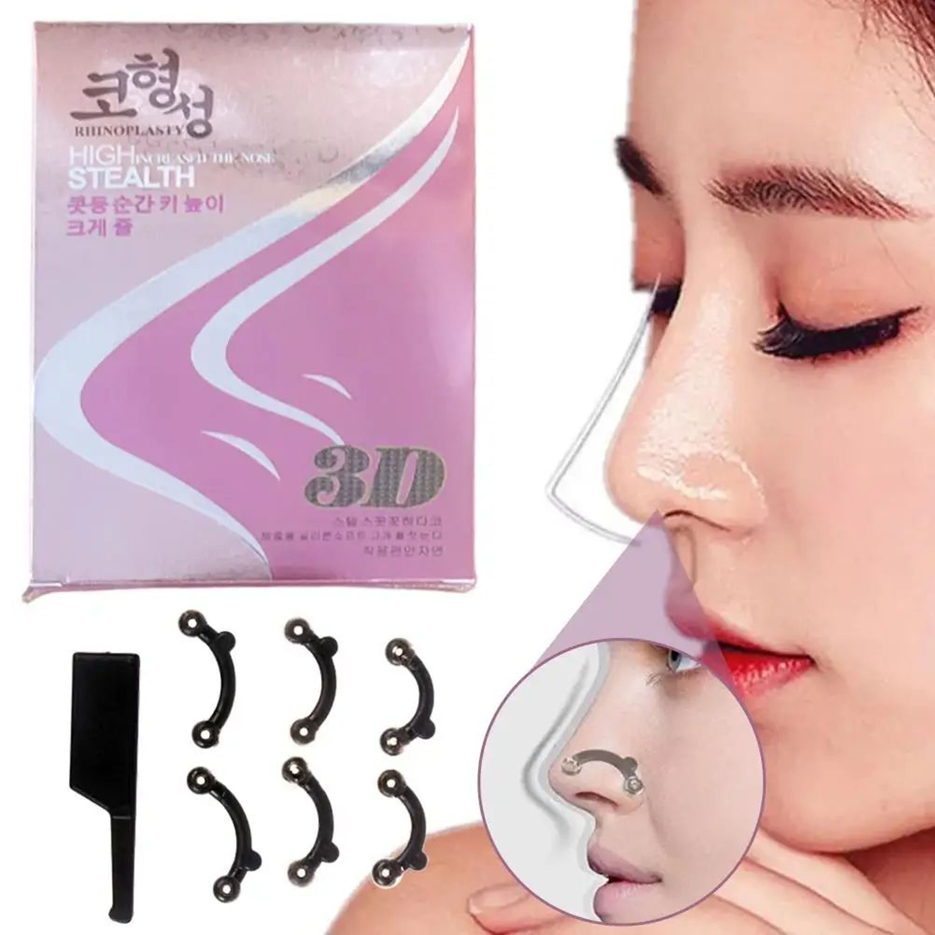 3D Nose Shaping Clip Set  Nose Lift Bridge Shaper With 3 Sizes For Nose Contouring Straightening  B 3