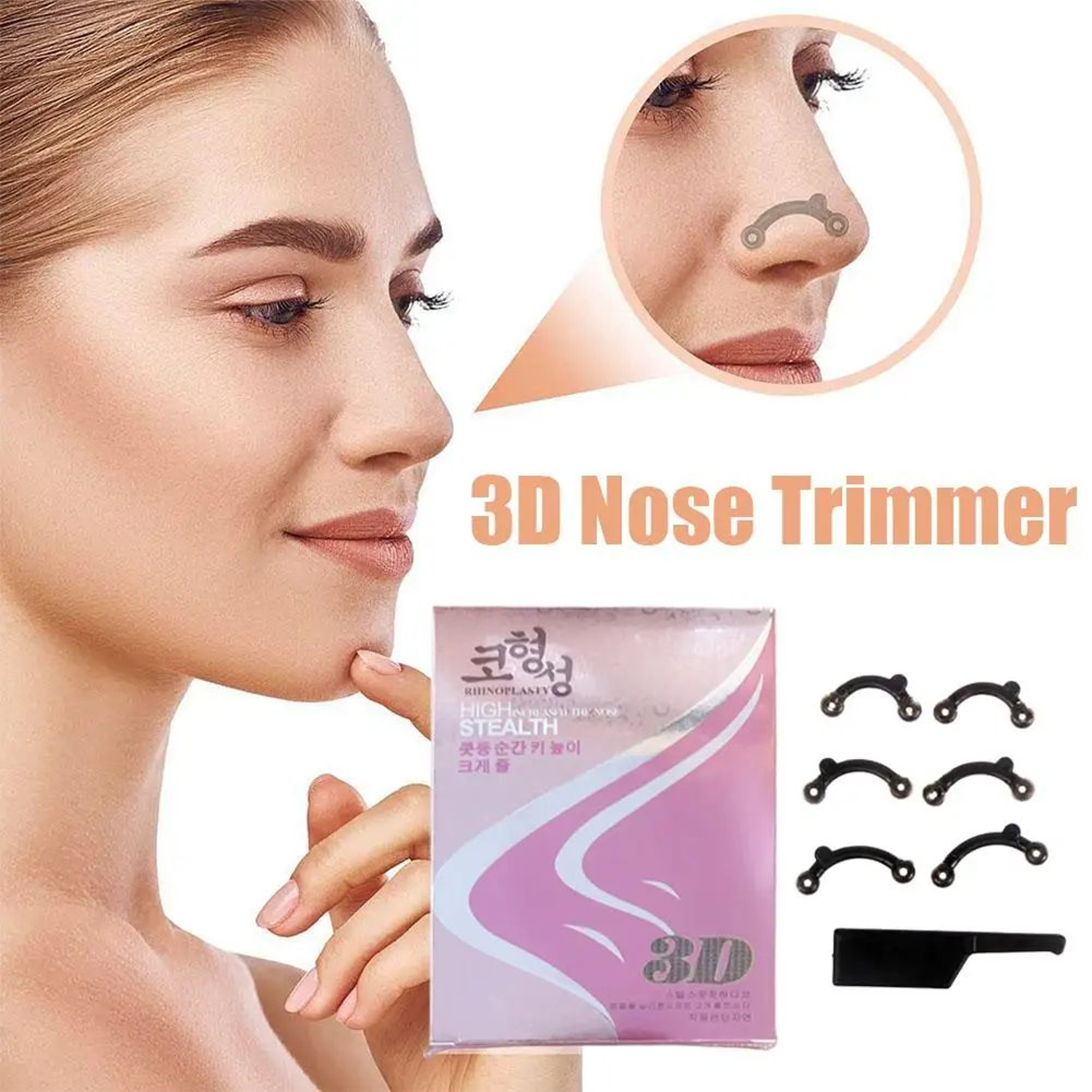 3D Nose Shaping Clip Set  Nose Lift Bridge Shaper With 3 Sizes For Nose Contouring Straightening  B 5