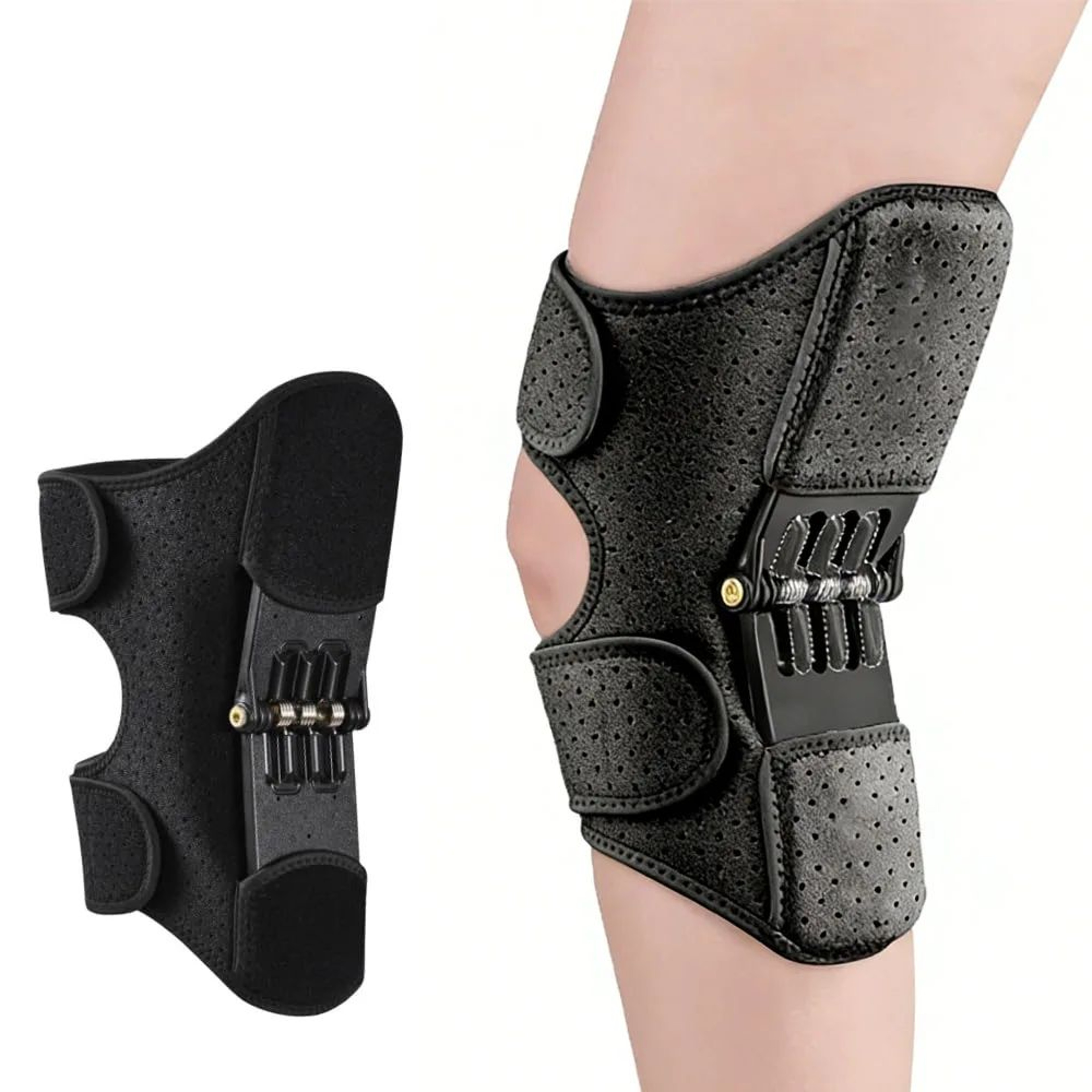 Power Spring Knee Support Pad  Adjustable Knee Brace With Lift Assist For Joint Stability Sports  P 6