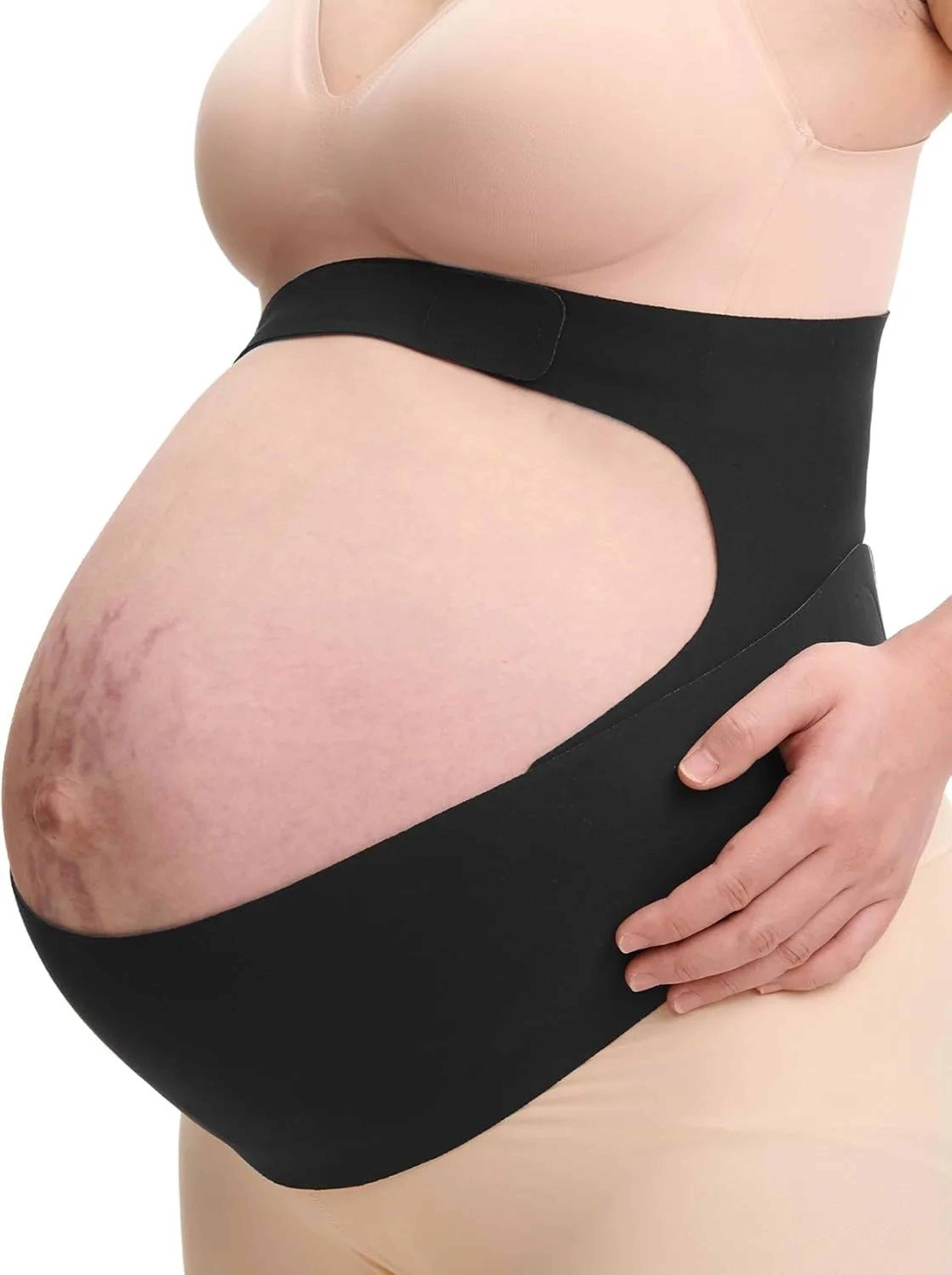 CozySupport Ergonest Pregnancy Belly Band  Invisible Maternity Support Belt For Back Waist  Baby Bu 6