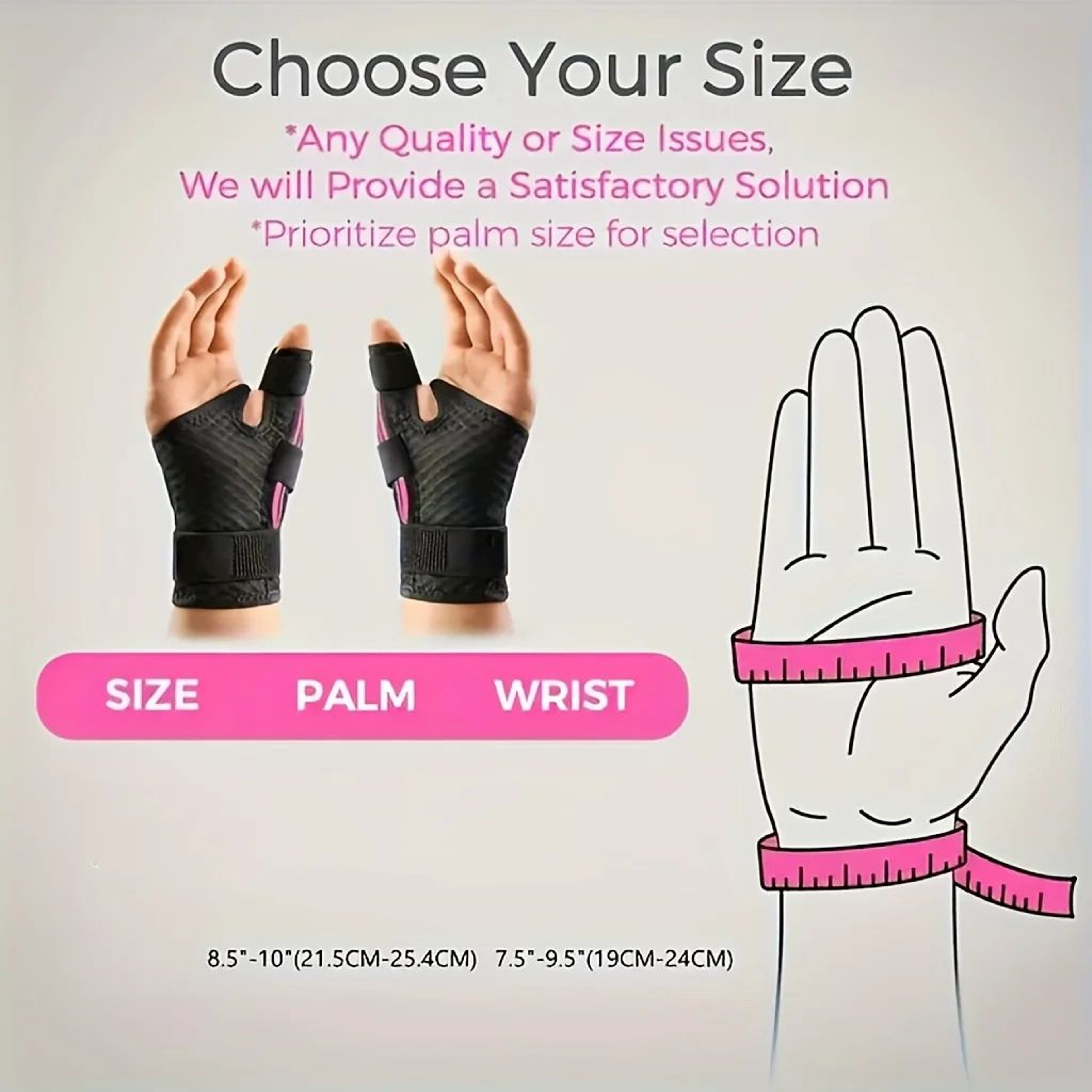 Adjustable Wrist Splint Support Brace  Breathable Wrist Stabilizer With Secure Straps For Sports  D 5