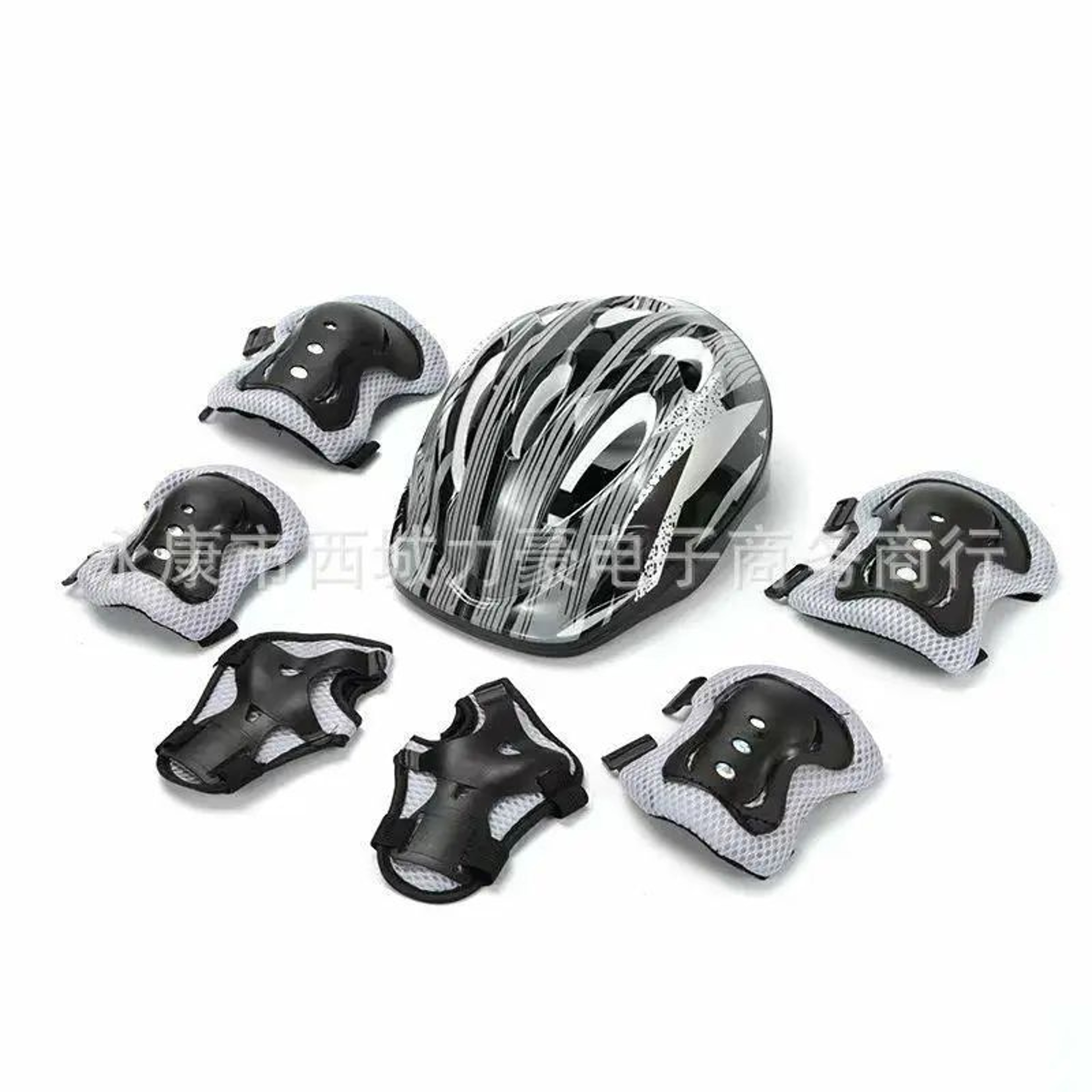 Kids Adjustable Bike  Skate Protective Gear Set With Helmet 189217 In  Safety Pads For Cycling  Ska 4