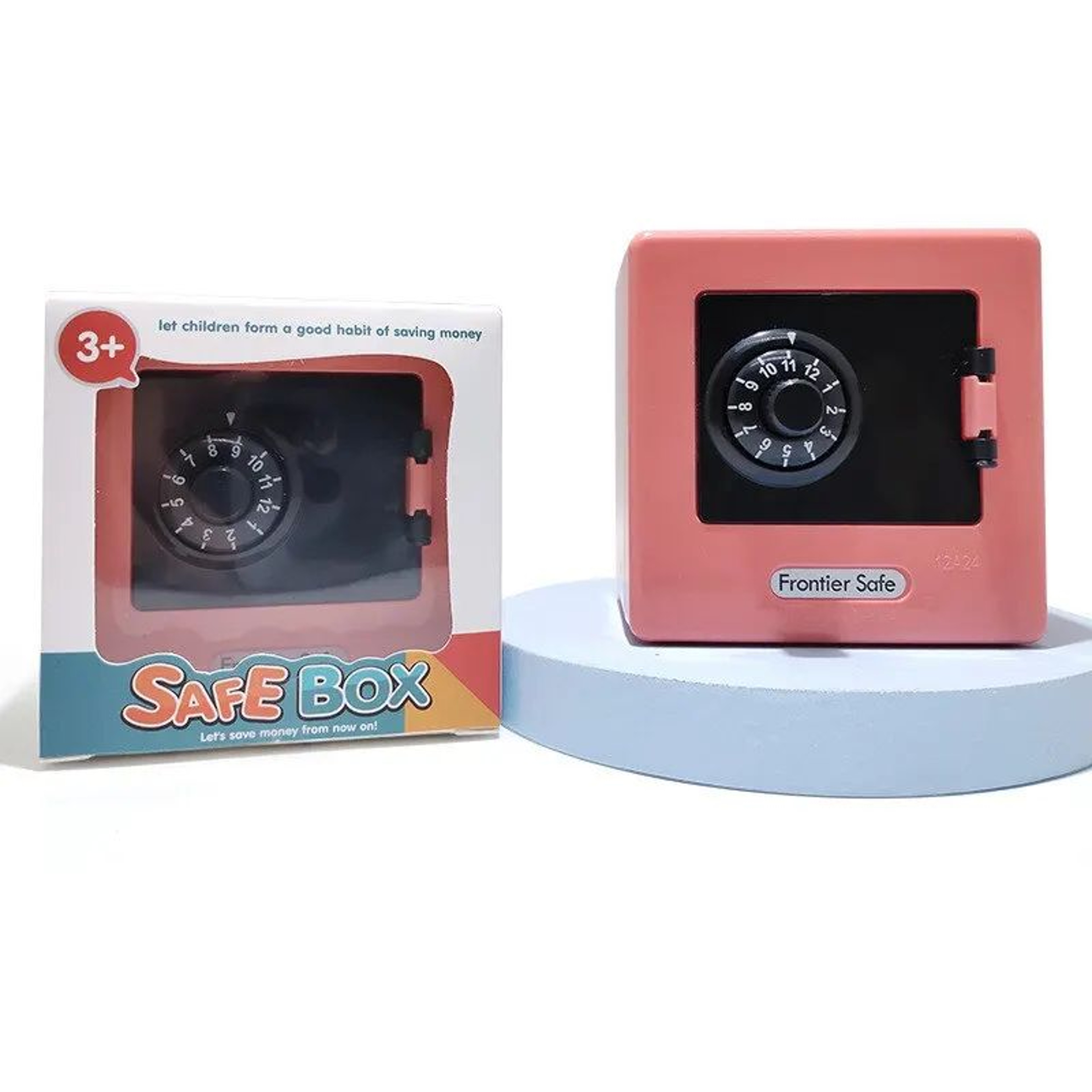 Mini Retro ATM Money Bank Safe Box  Password Lock Coin  Cash Saving Box With Automatic Banknote Dep 6