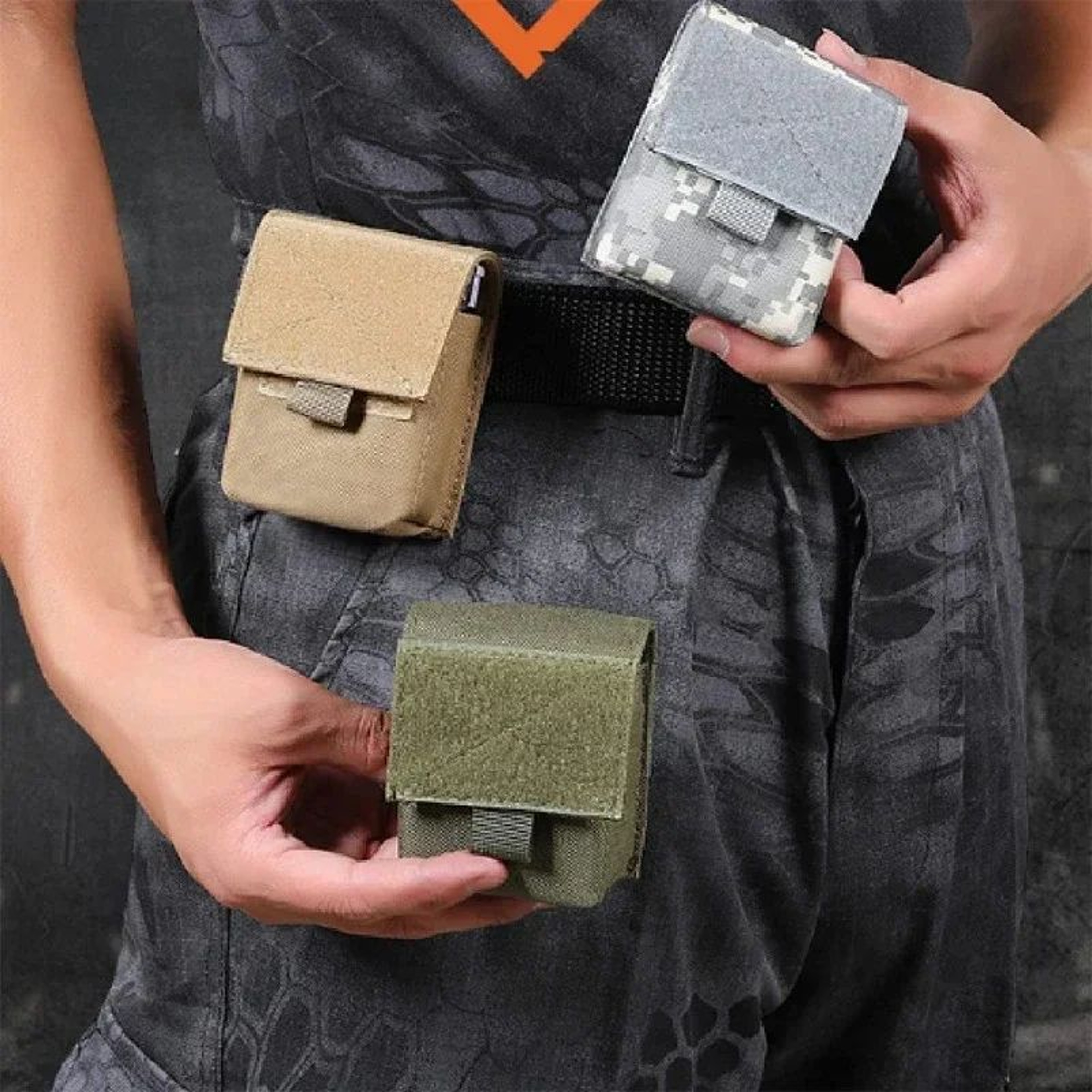 Small MOLLE Utility Pouch EDC Tool Organizer Waist Pack Mini Wallet For Hiking Camping Hunting  Out 4