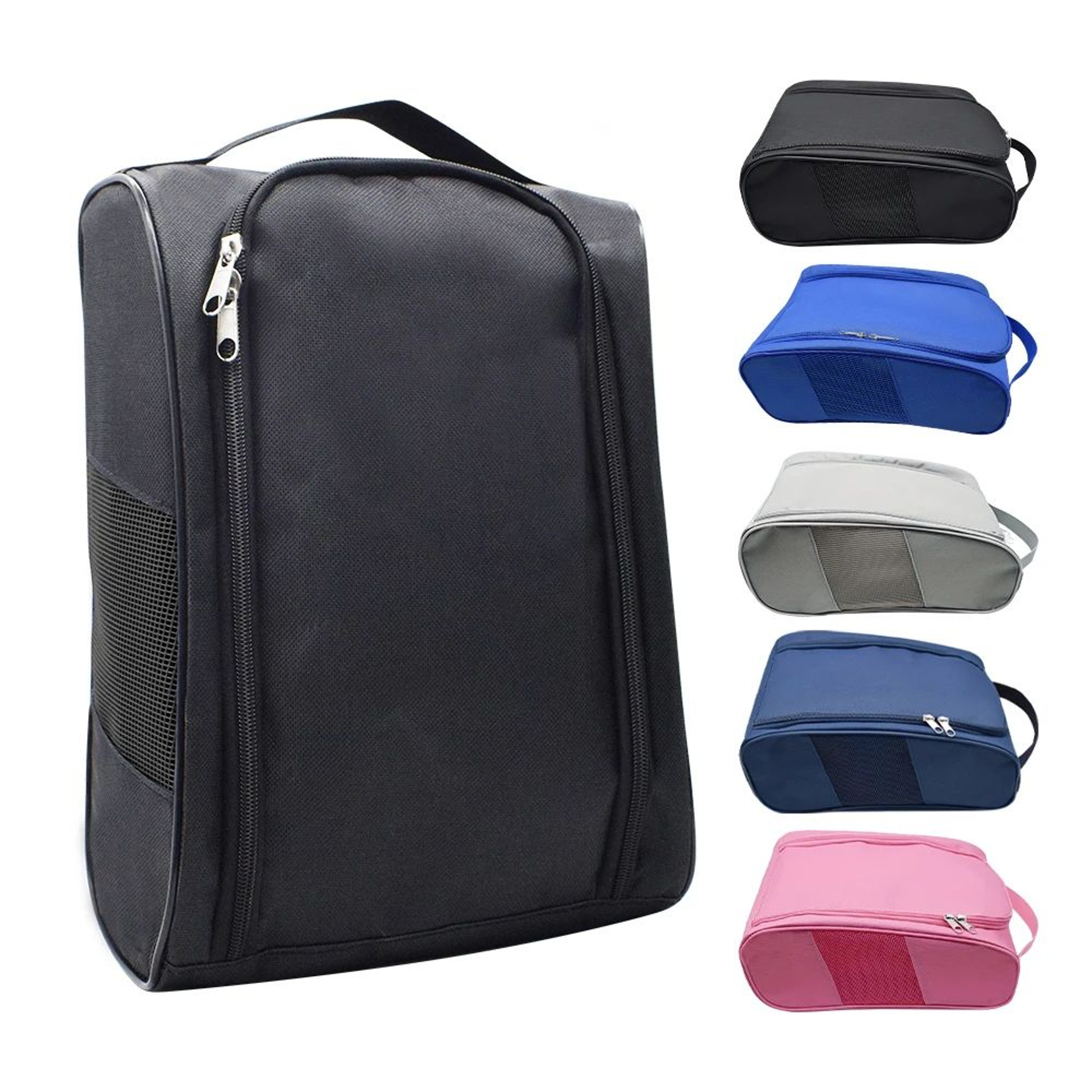 Breathable Golf Shoe Bag  Portable Sports Shoe Storage Travel Organizer With Carry Handle For Men   0