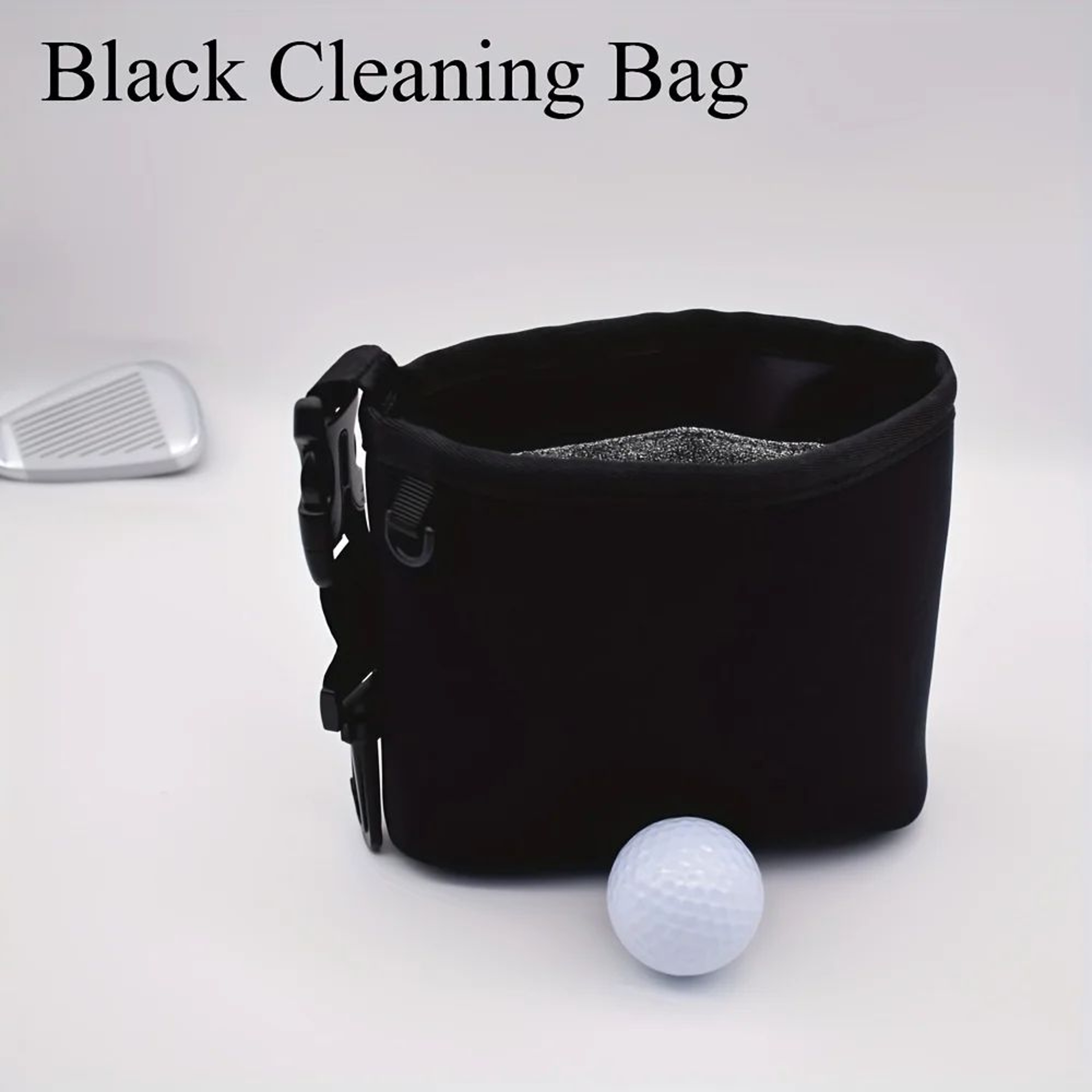 Golf Club Cleaning Bag WearResistant Cleaning Pouch With Golf Ball Organizer Pocket Golf Bag Access 4