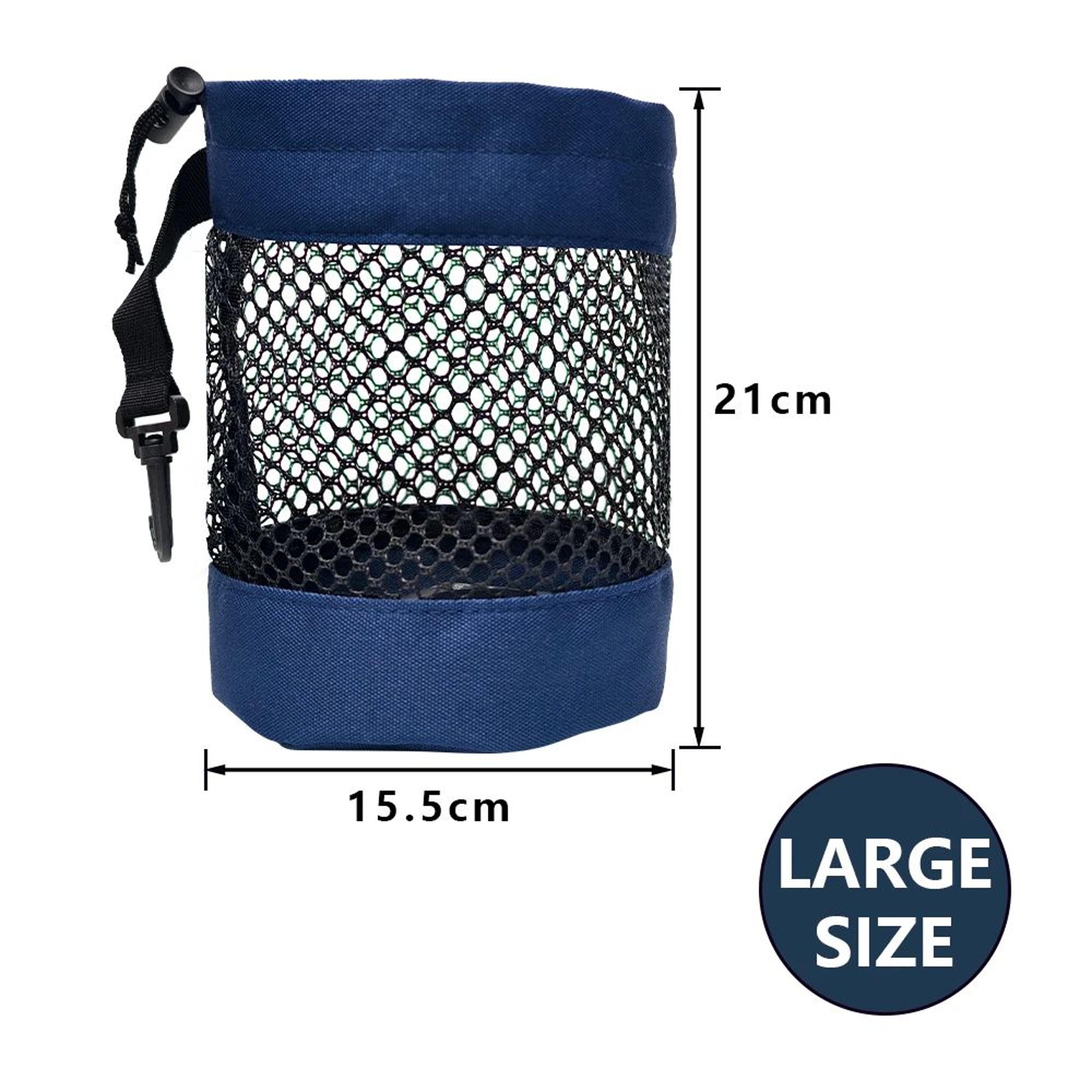 1pc Golf Ball Pouch Bag With Hanging Clip  Durable Mesh Nylon Golf Ball Holder For Golf Bags  Acces 11