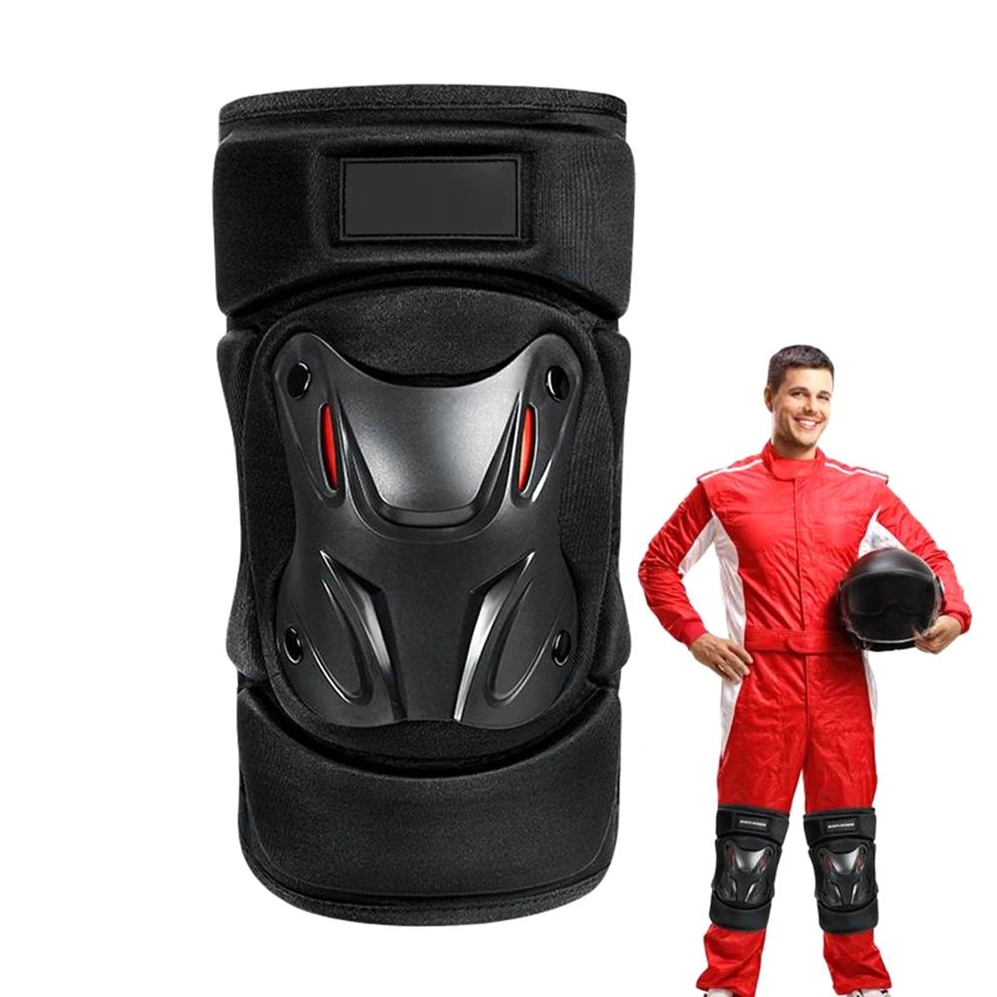 1 Pair Knee  Elbow Protection Pads  Shock Absorption Safety Braces For Motorcycle Cycling  Outdoor  3