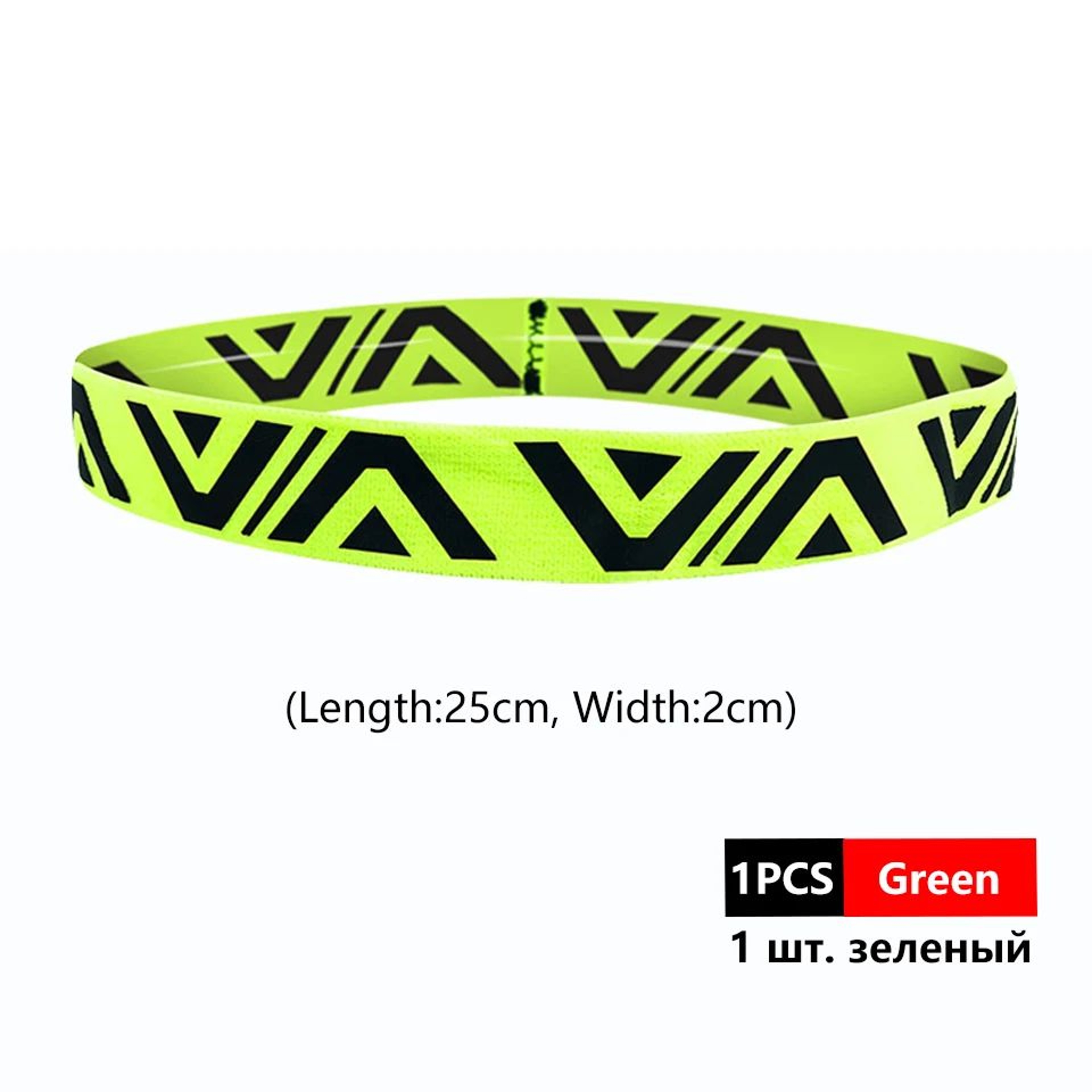1pc Breathable Sports Sweat Headband  Elastic NonSlip Moisture Wicking Hairband For Running Yoga  F
