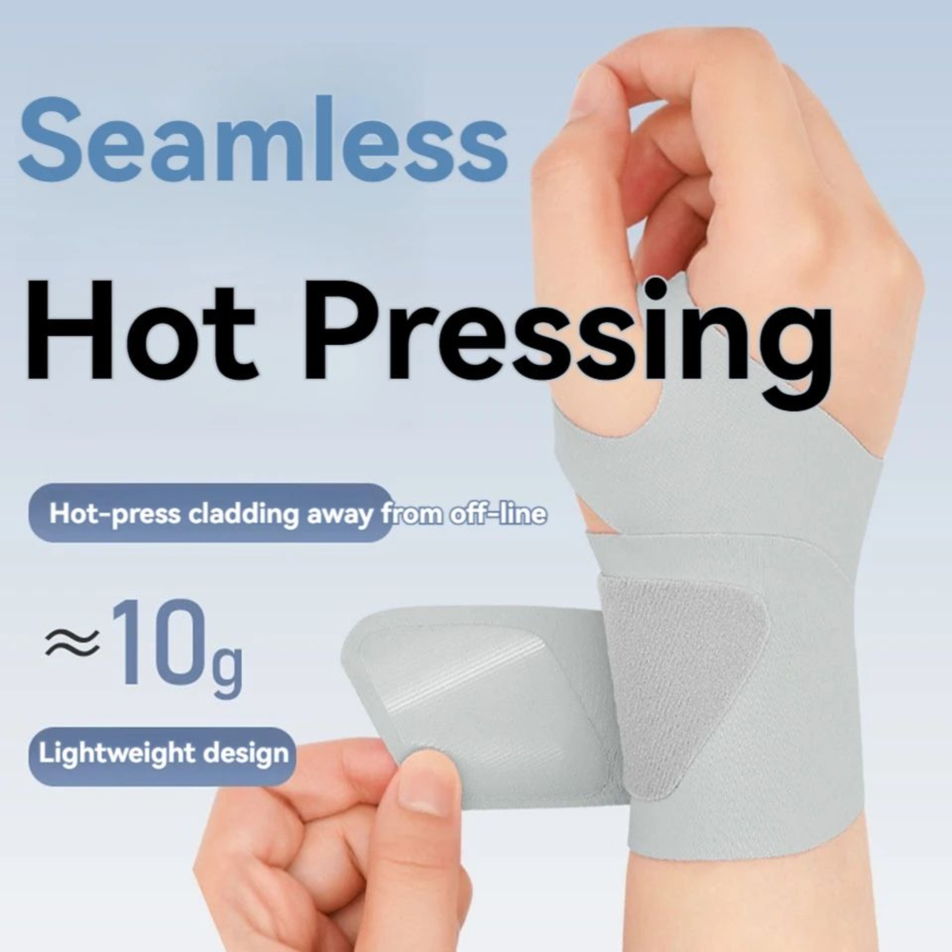 AOLIKES Ultra Thin Wrist Brace Wrap  Adjustable Wrist Support For Basketball Tennis Badminton  Fitn 2