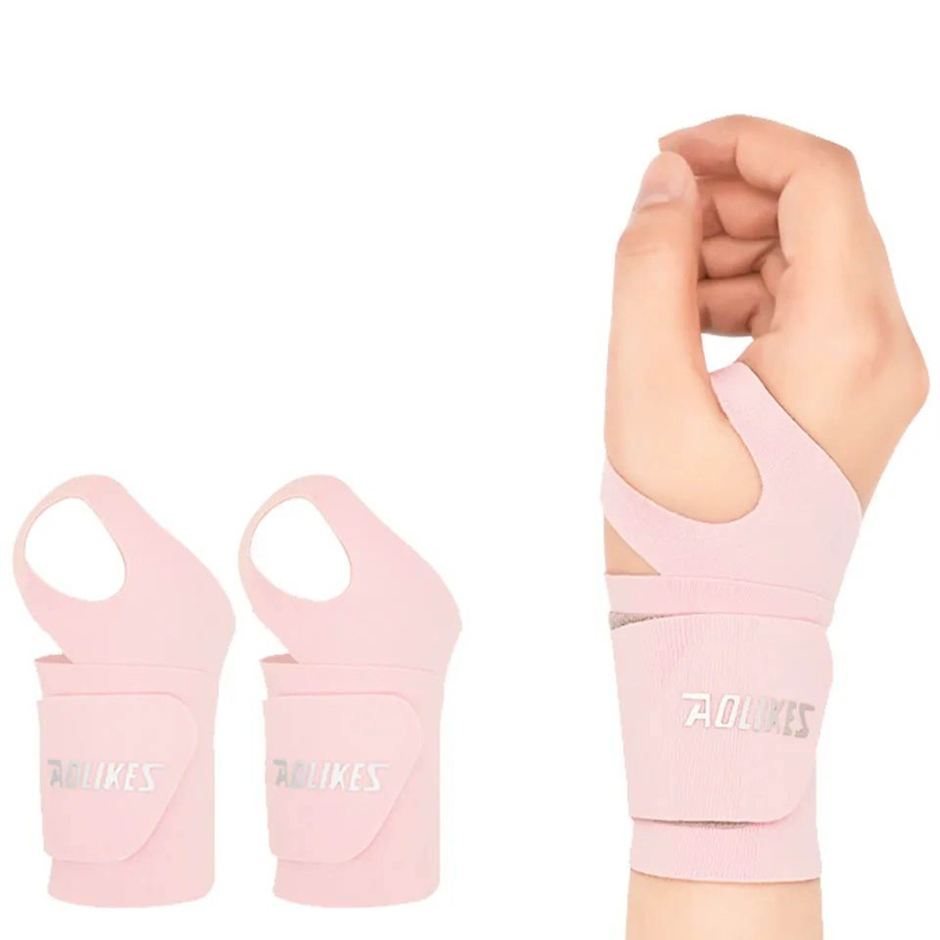AOLIKES Ultra Thin Wrist Brace Wrap  Adjustable Wrist Support For Basketball Tennis Badminton  Fitn 11
