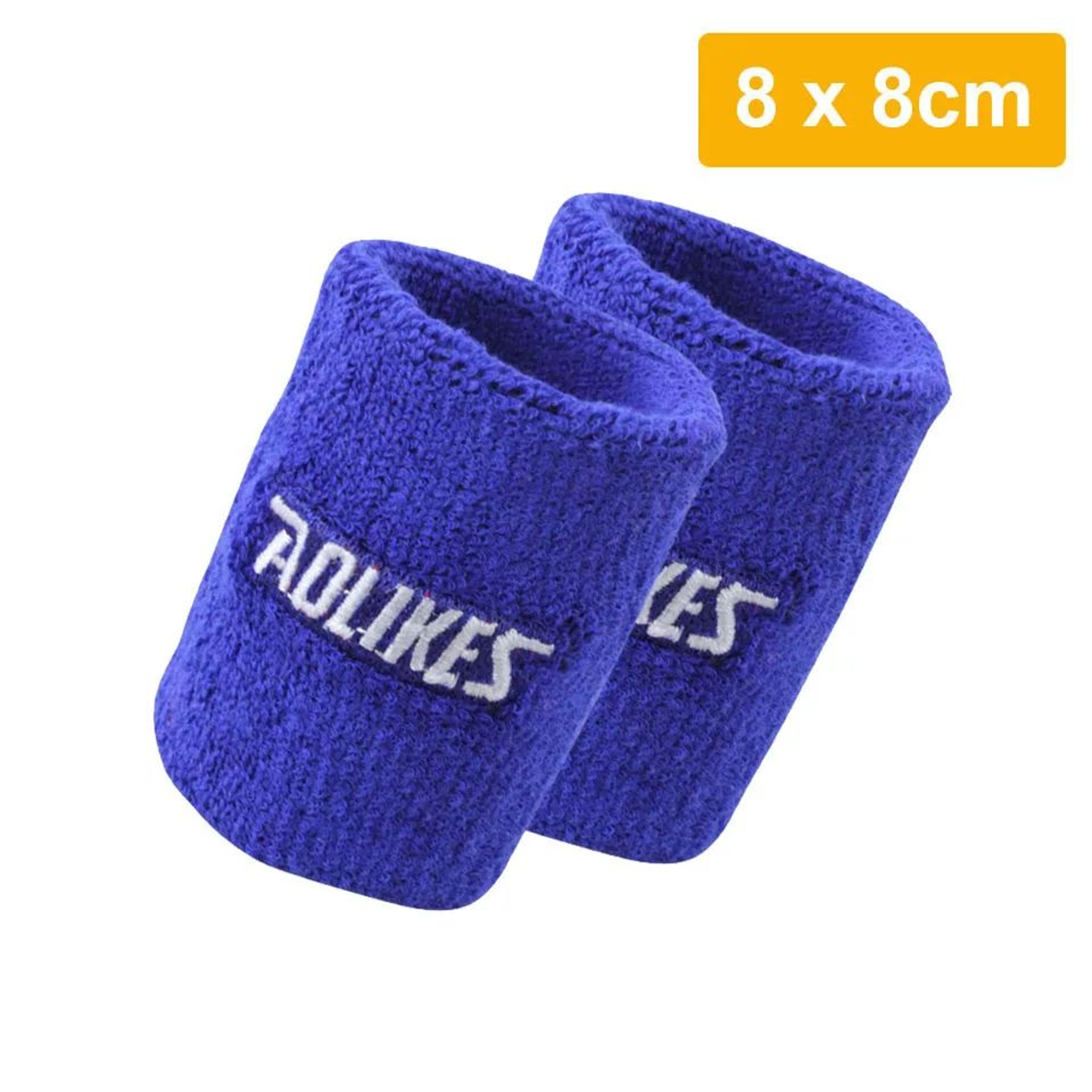 1 Pair Sports Wrist Sweatbands  Moisture Wicking Cotton Wristbands For Tennis Basketball Running  G 17