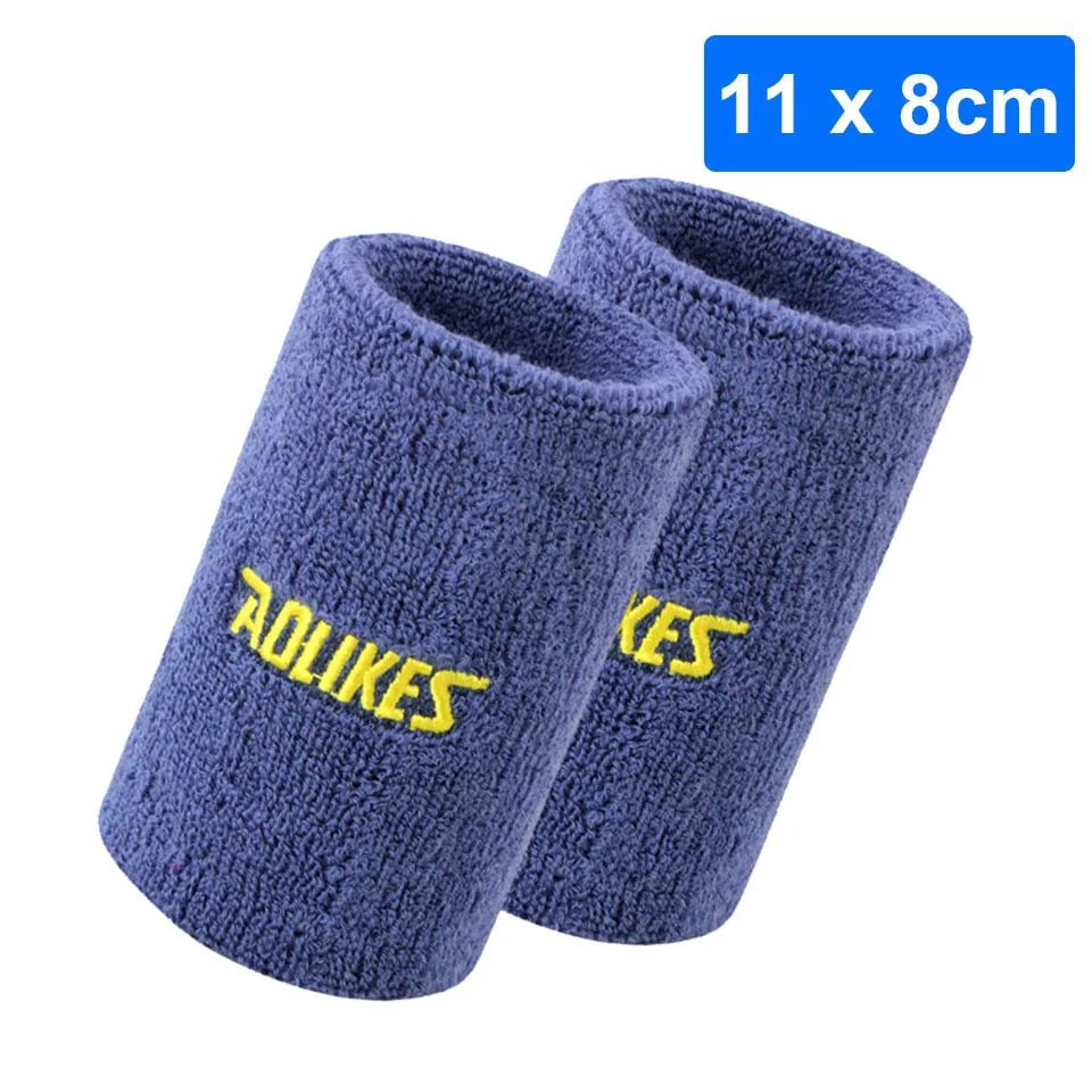 1 Pair Sports Wrist Sweatbands  Moisture Wicking Cotton Wristbands For Tennis Basketball Running  G 19